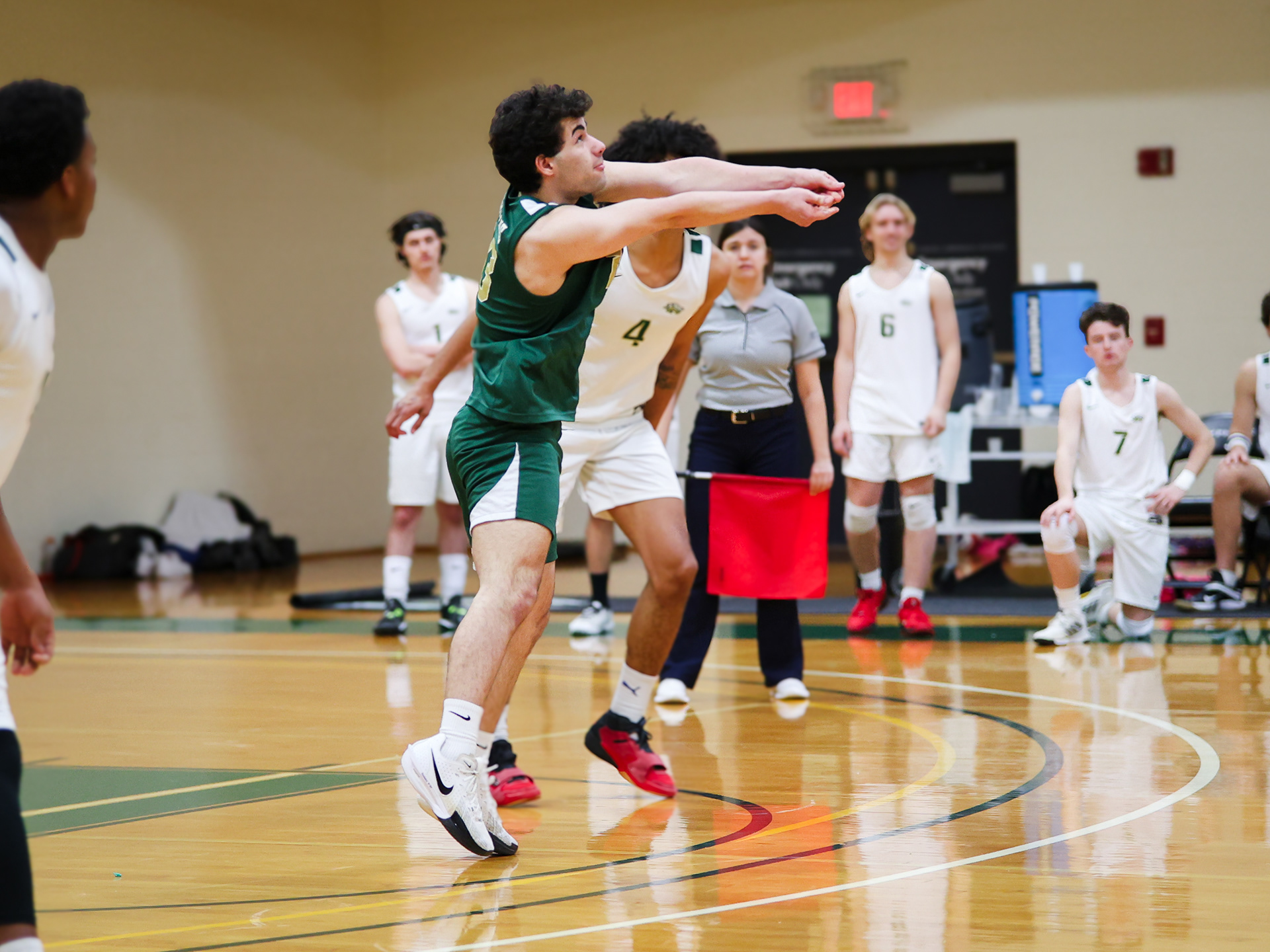 Sarah Lawrence College Men's Volleyball against St. Joseph's Brooklyn. Monday, March 3rd, 2025. Bronxville, New York.