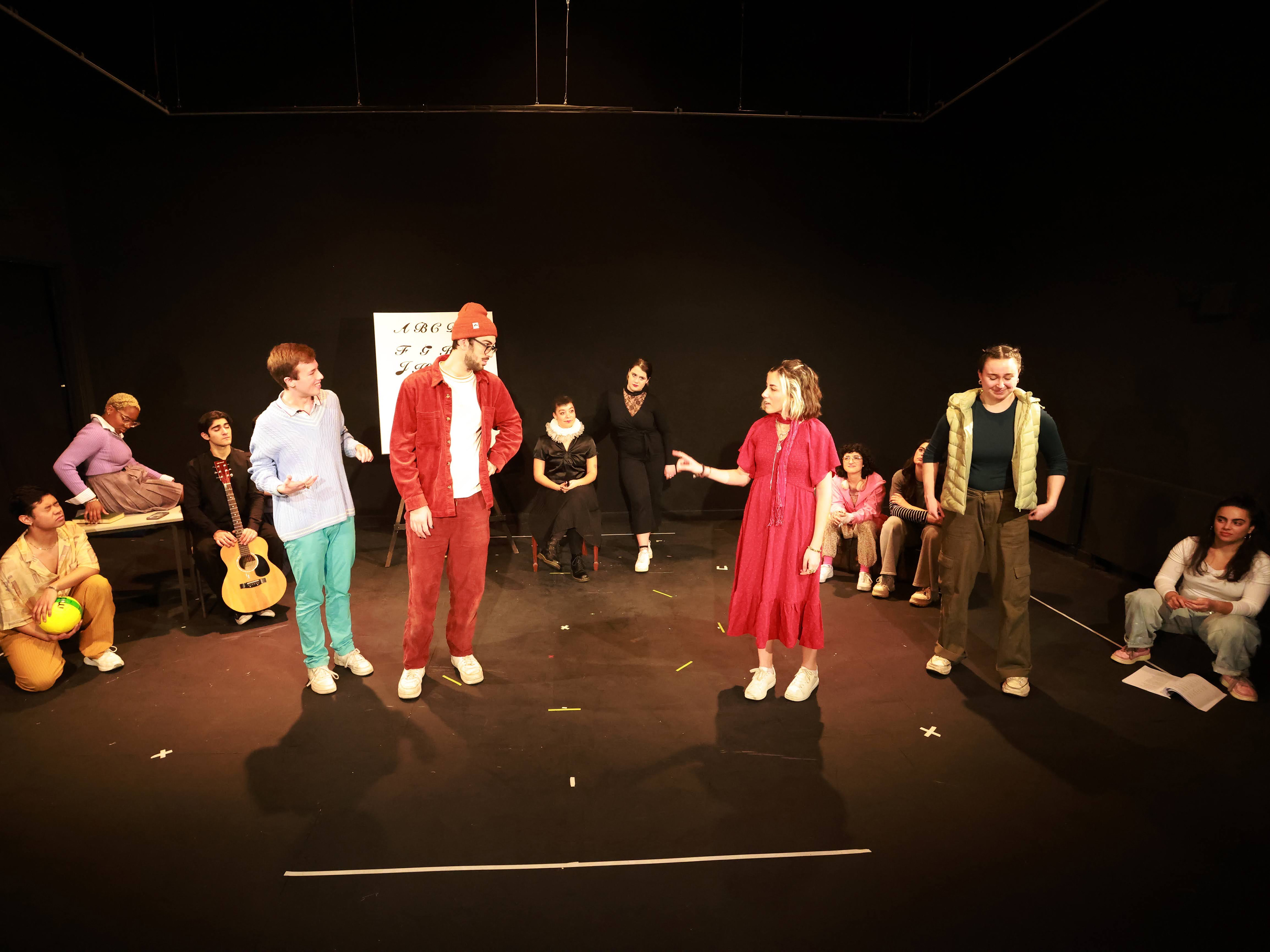 Mad for Love. An adaptation of Lope De Vega's 'La Dama Boba', directed by Paula Rodriguez. Produced by the British American Drama Academy. Performed at the New Diorama Theater in London, UK, on December 13th, 2023.