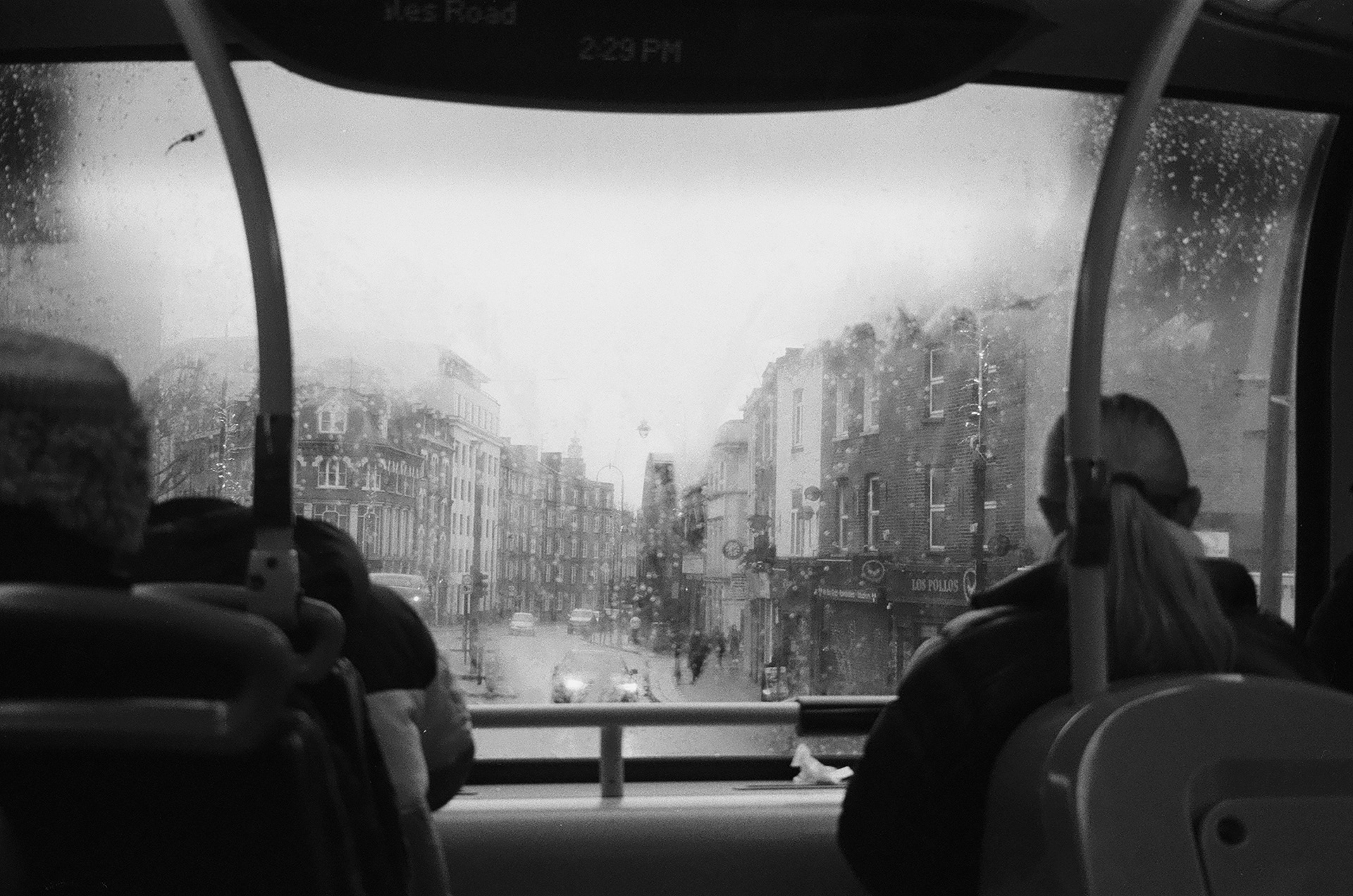 Double-decker Bus. London, UK. December 2023.