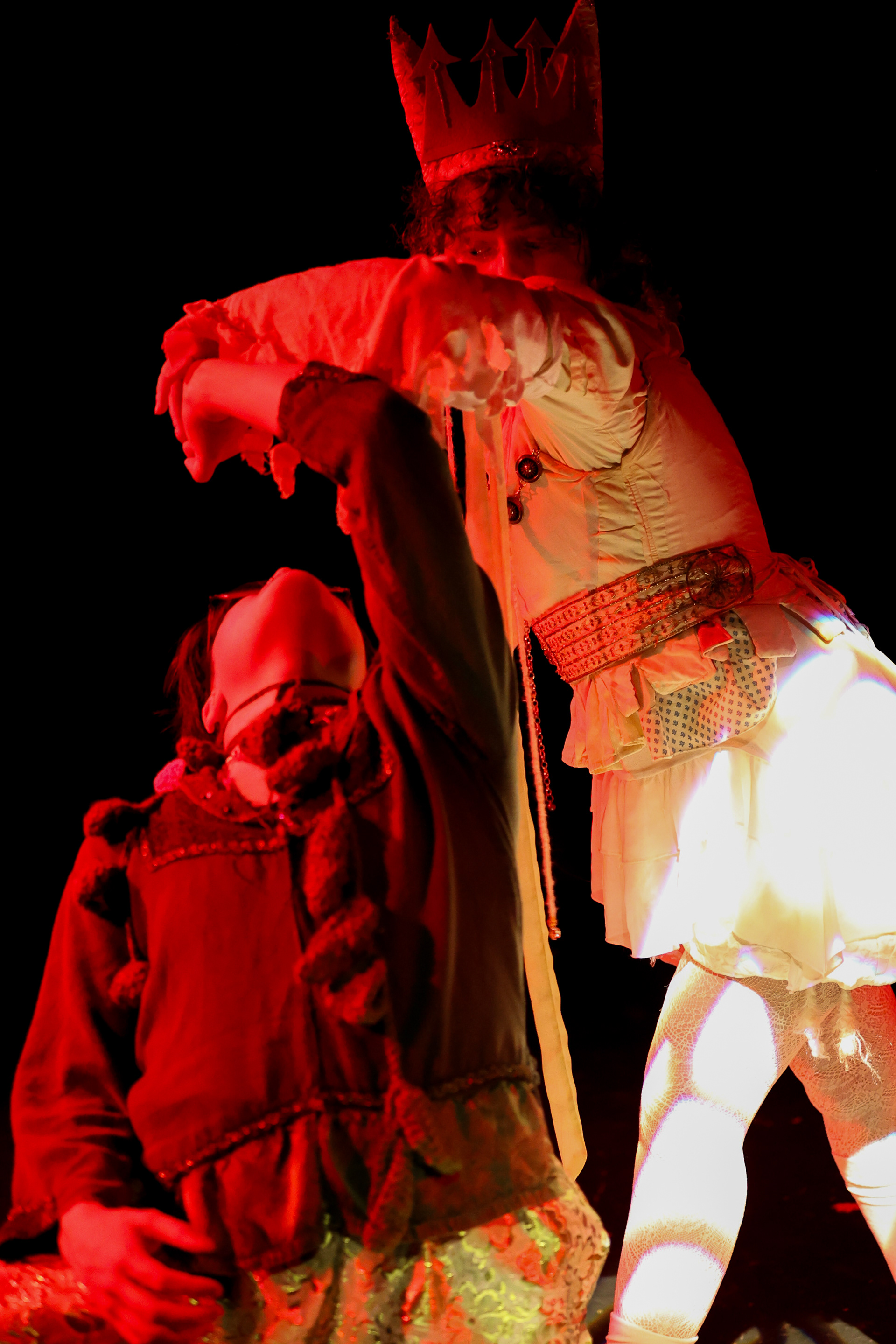 Richard III by William Shakespeare. Performed by Shrews Naked Shakespeare  on April  4th, 5th, and 6th of 2025 at Sarah Lawrence College.