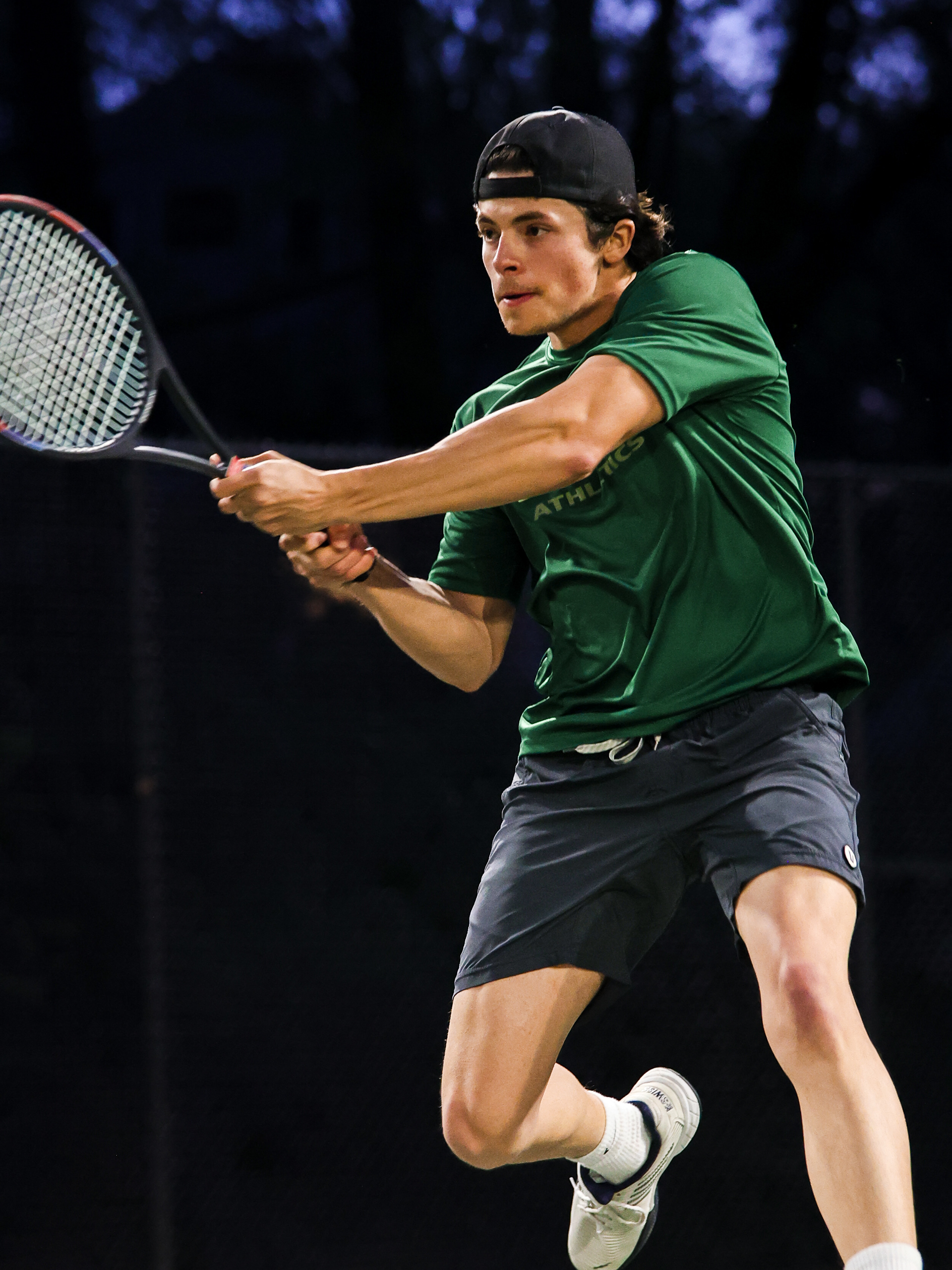 Sarah Lawrence College Men's Tennis Senior Night against St. Joseph's Long Island. Thursday, April 24th, 2025. Bronxville, New York.
