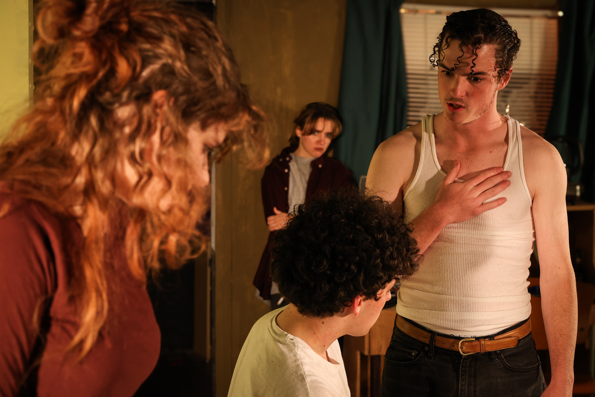 Bug by Tracy Letts. Directed by Sarah Luczak. Produced by Melancholy Players Theatre Company. Performed on November  21st, 22nd, and 23rd of 2024 at Sarah Lawrence College.