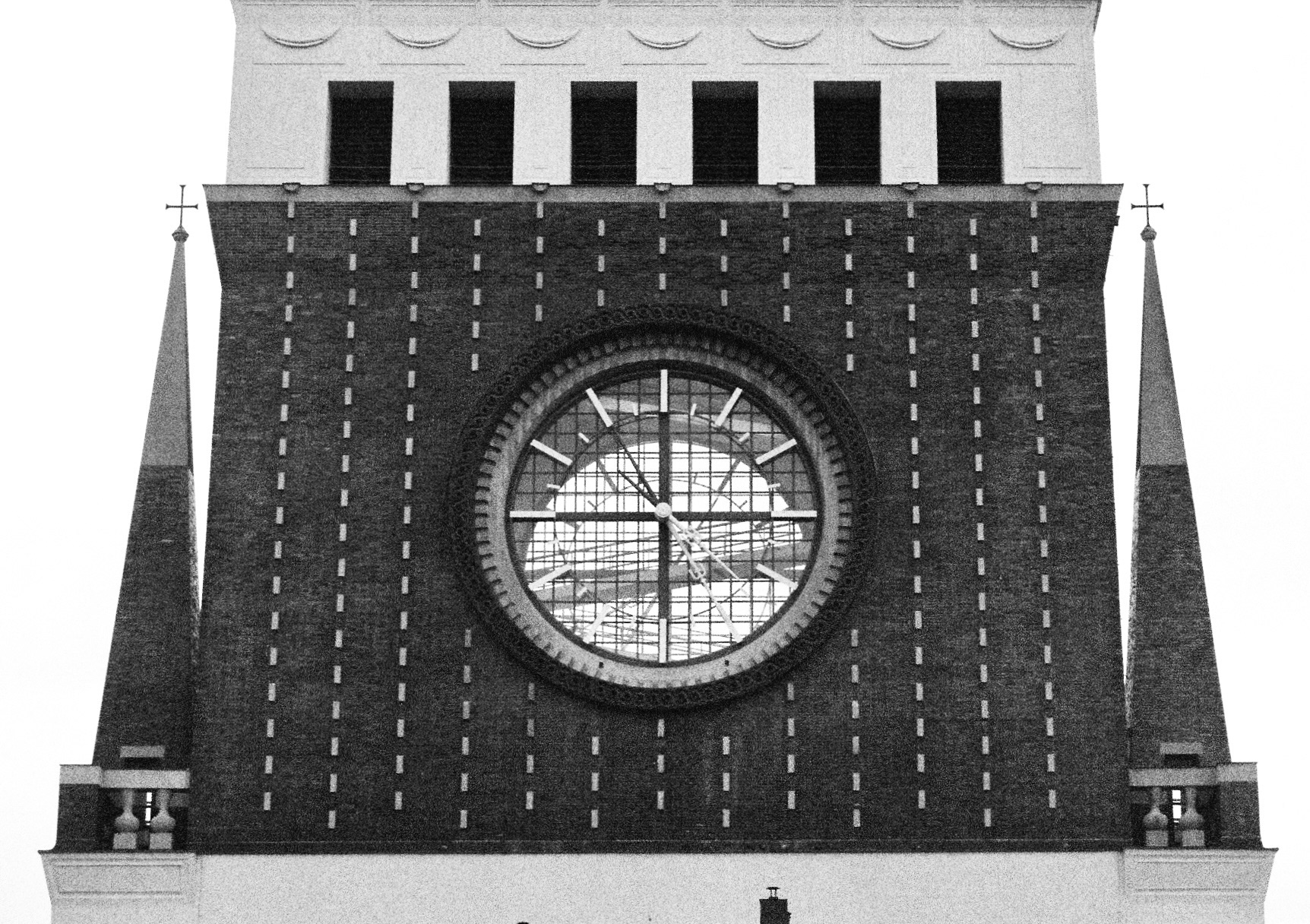 Jířího z Poděbrad infinity clock. Prague, Czechia. June 2024.