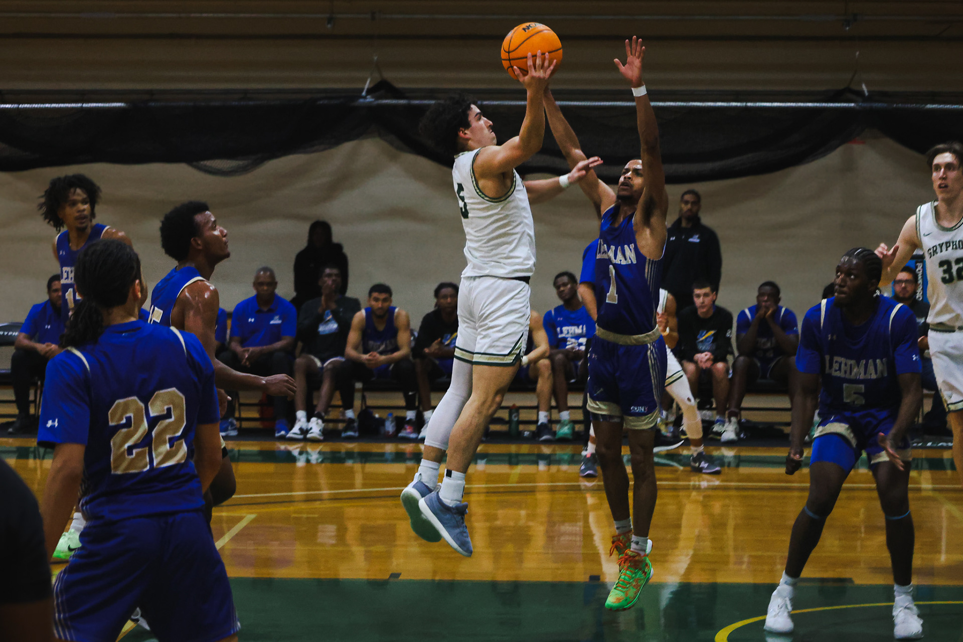 Sarah Lawrence College Men's Basketball Doubleheader against Lehman College. Tuesday, November 26th, 2024. Bronxville, New York.