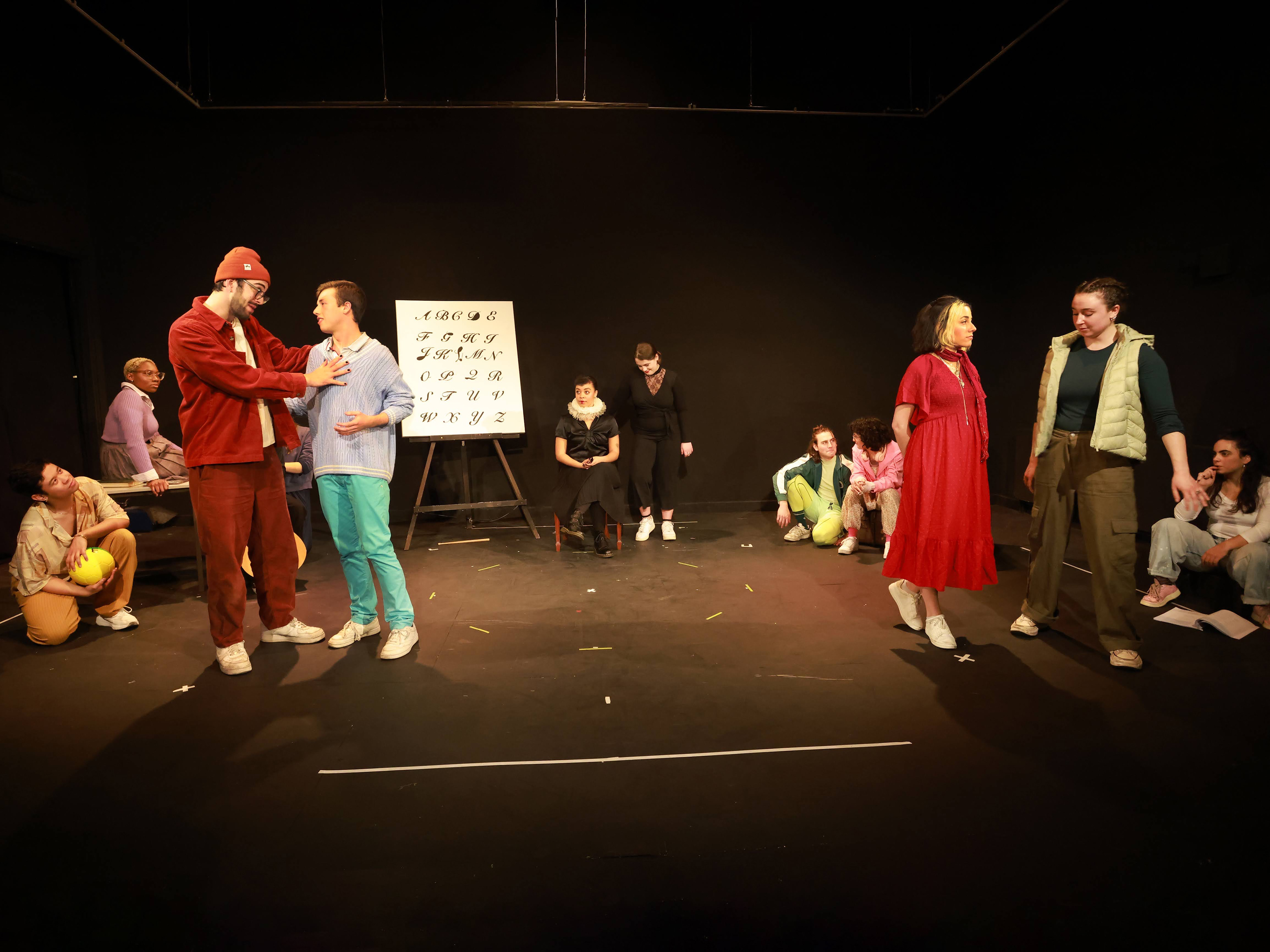 Mad for Love. An adaptation of Lope De Vega's 'La Dama Boba', directed by Paula Rodriguez. Produced by the British American Drama Academy. Performed at the New Diorama Theater in London, UK, on December 13th, 2023.