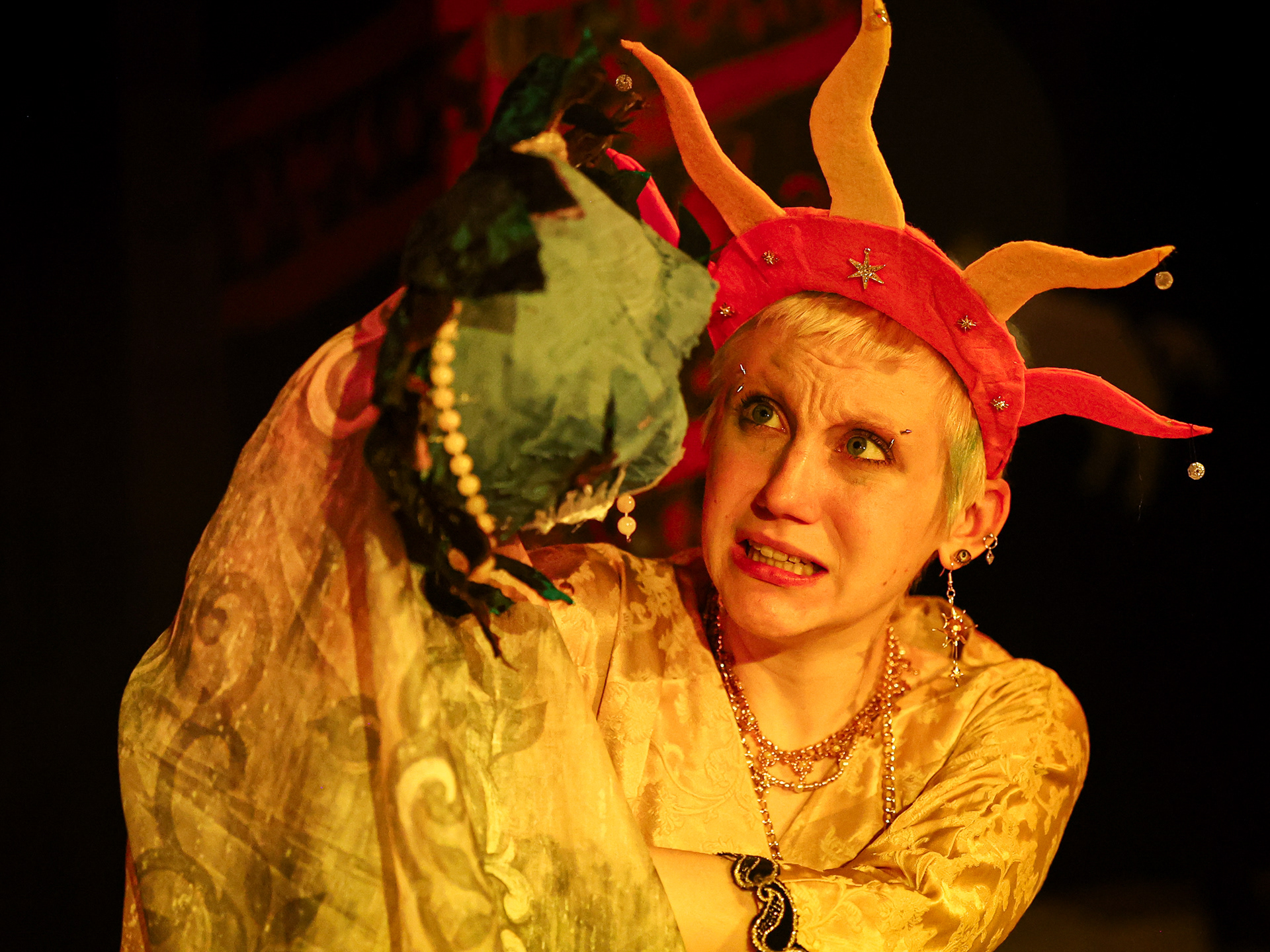 Richard III by William Shakespeare. Performed by Shrews Naked Shakespeare  on April  4th, 5th, and 6th of 2025 at Sarah Lawrence College.