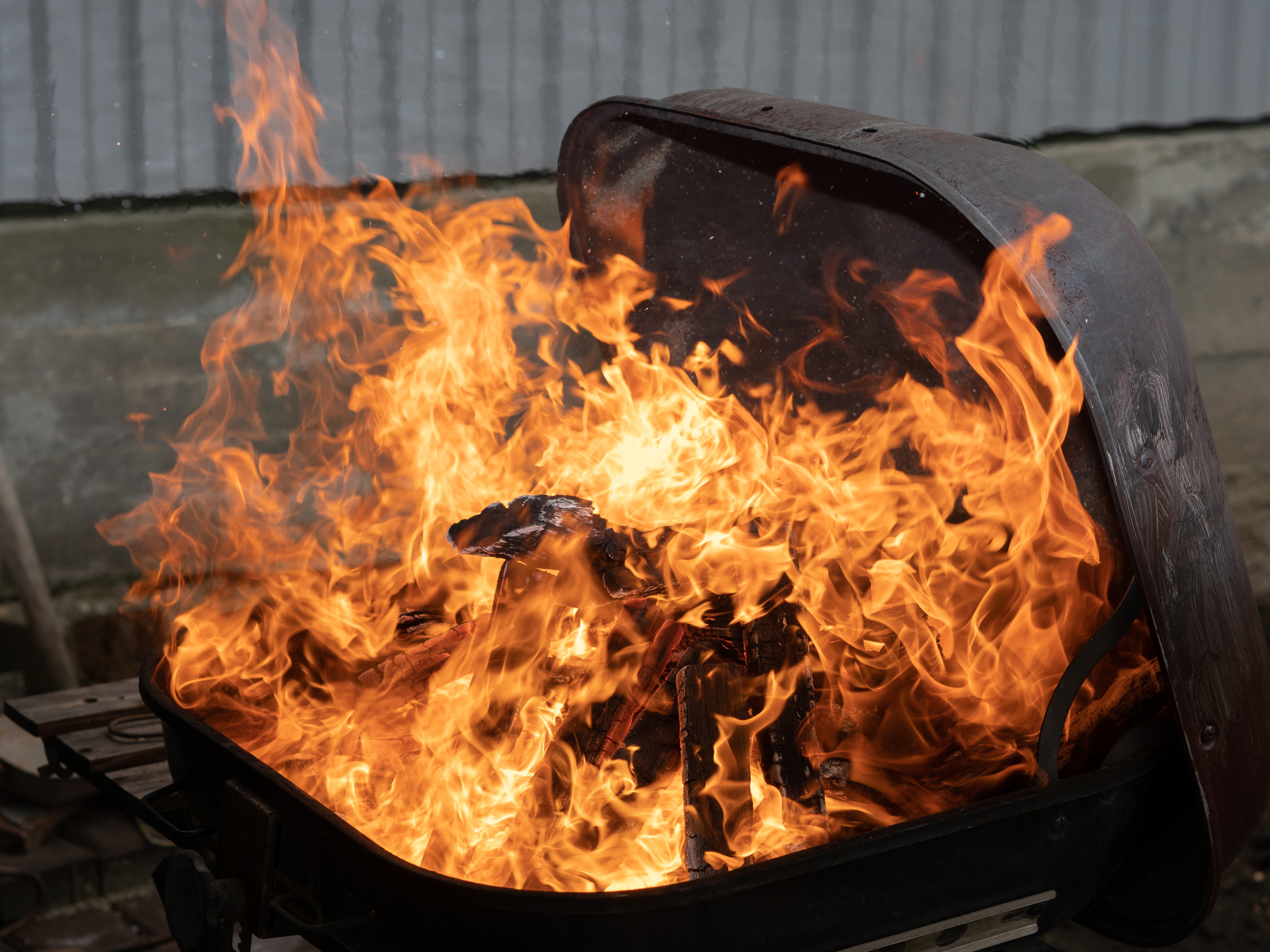 burning