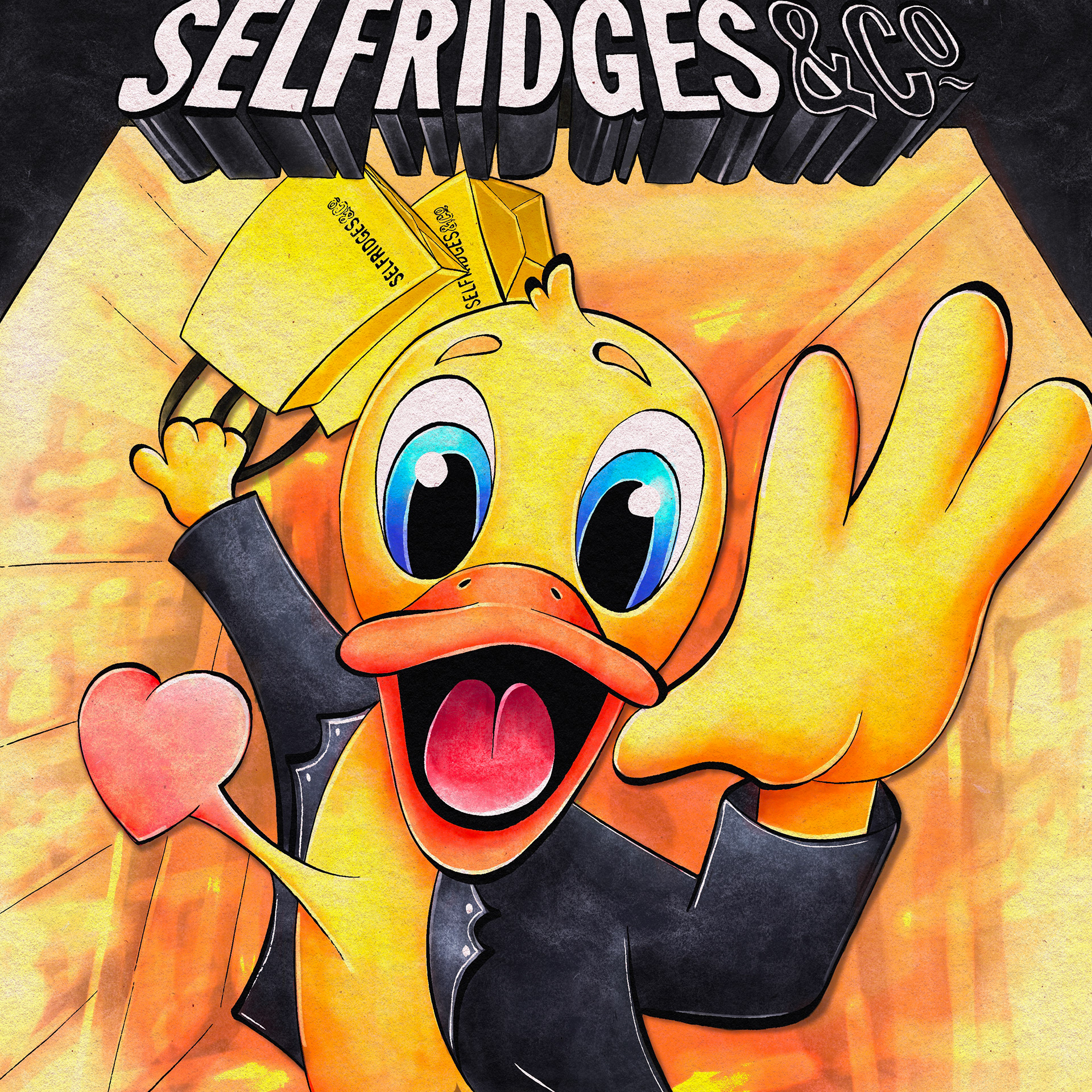 DOMREBEL SELFRIDGES Promotional Illustration