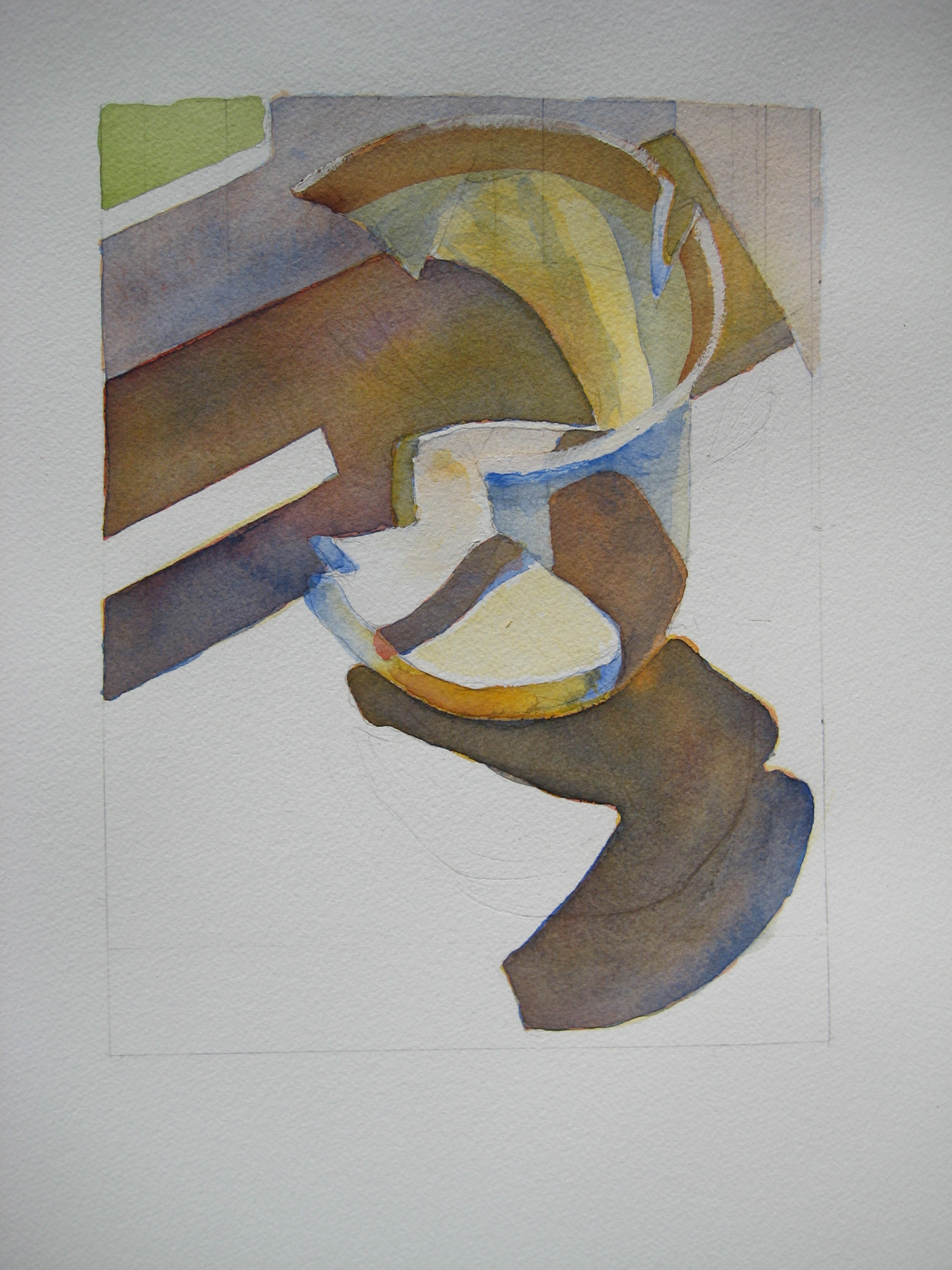 Cups // Watercolor // 9" x 12" // 2008