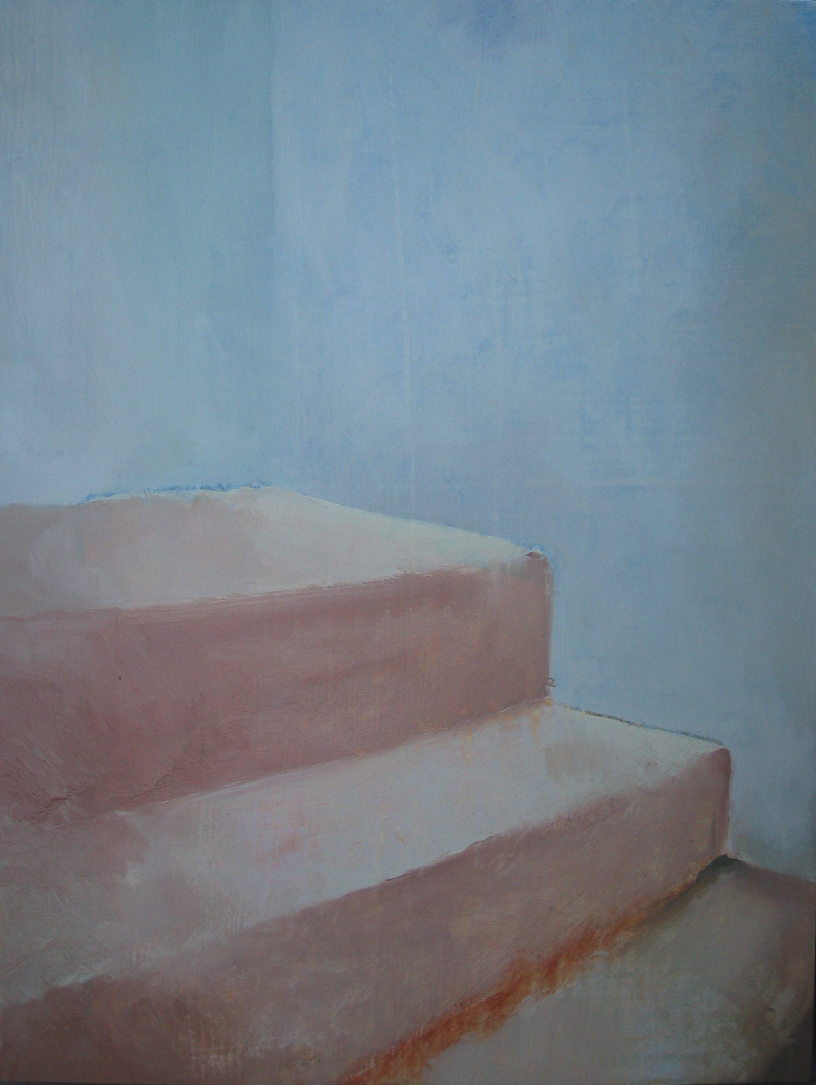 Staircase No.5 // Oil on Chalk Gesso // 9" x 12" // 2007