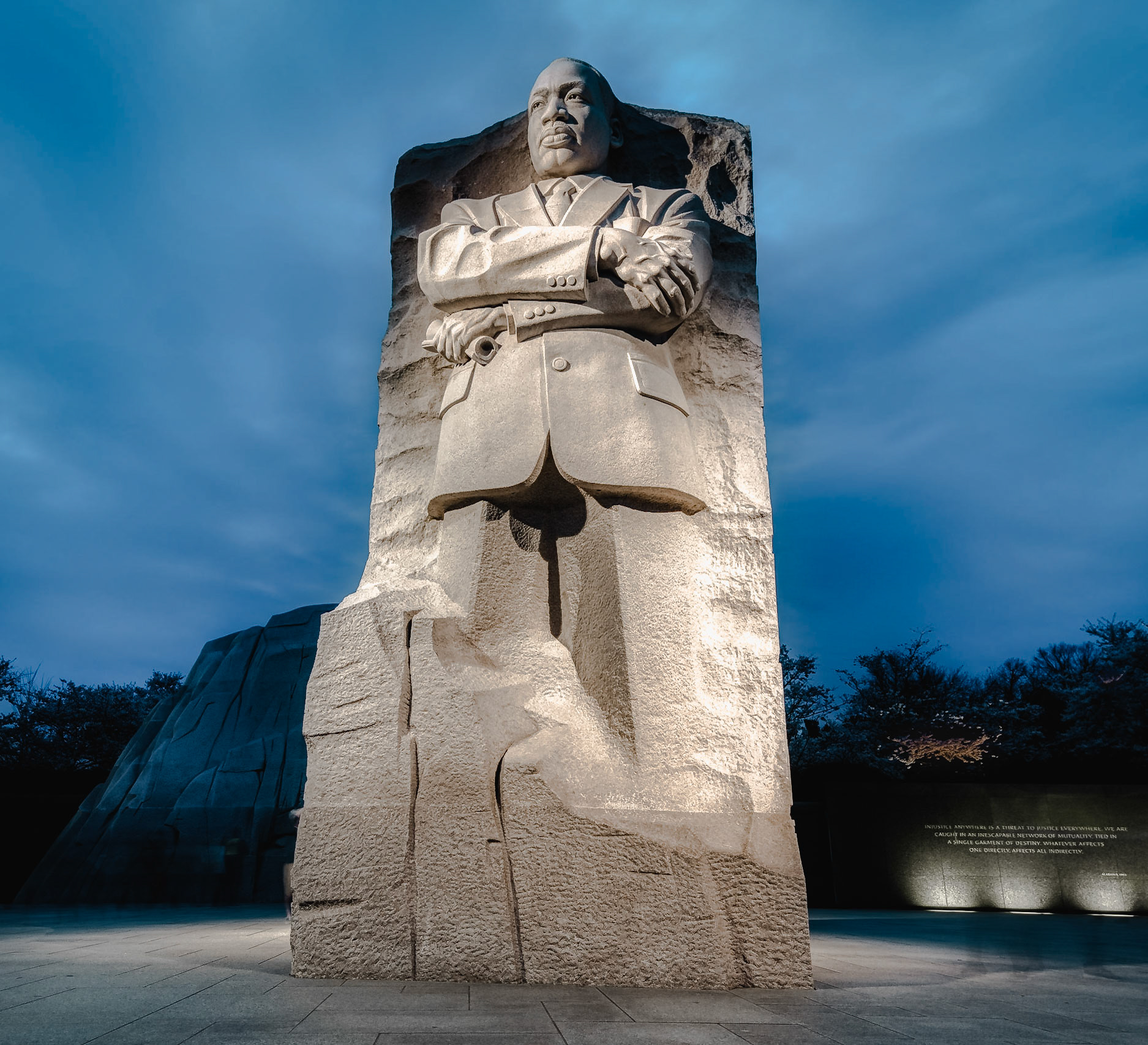 "Out of the mountain of despair, a stone of hope". ~MLK