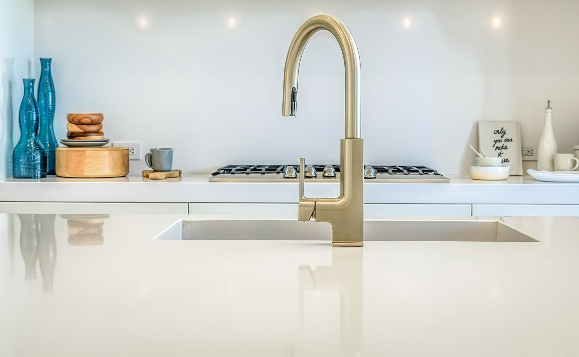 all bright and shiny