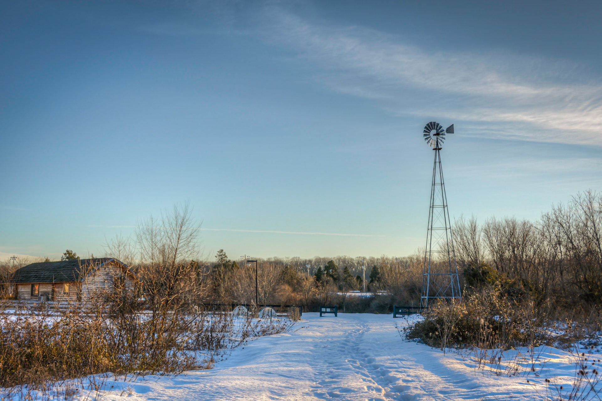 winter windmill
