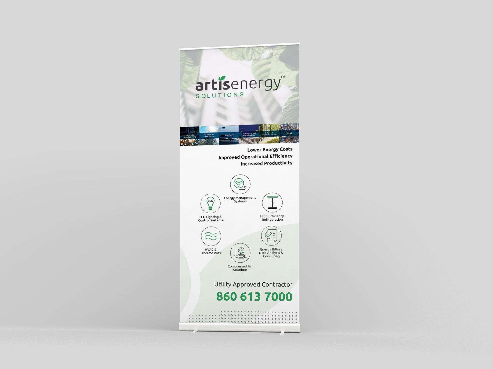 Event signage rollup