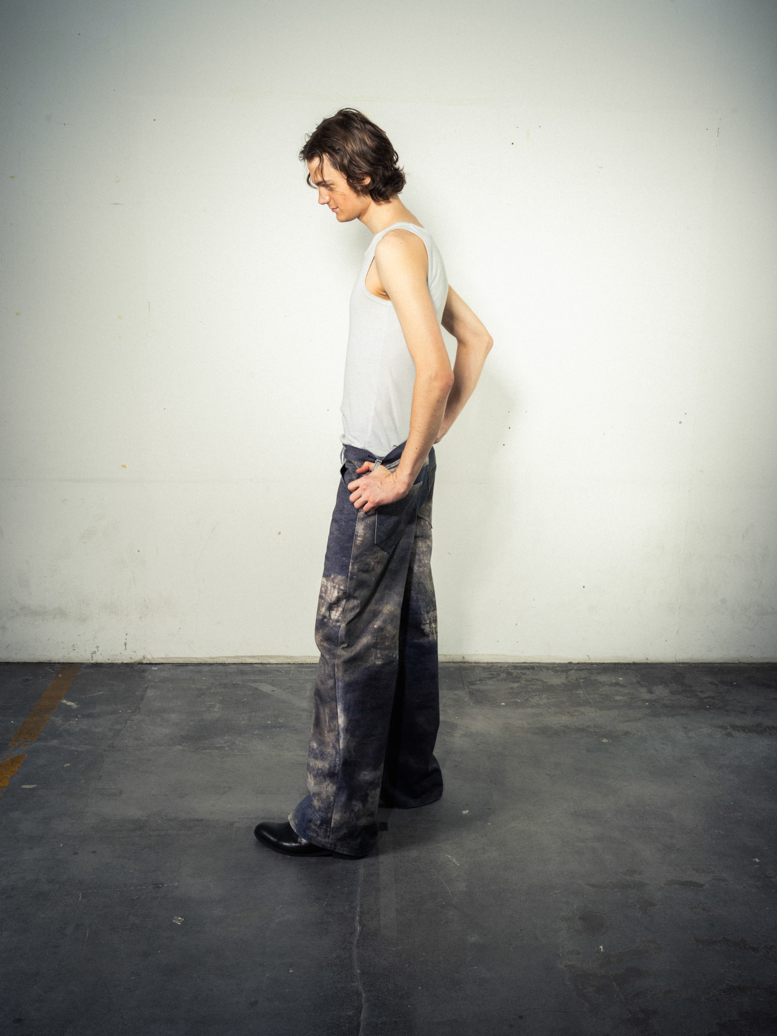 Printed Jeans: Bio Cotton, Indigo Custom Print