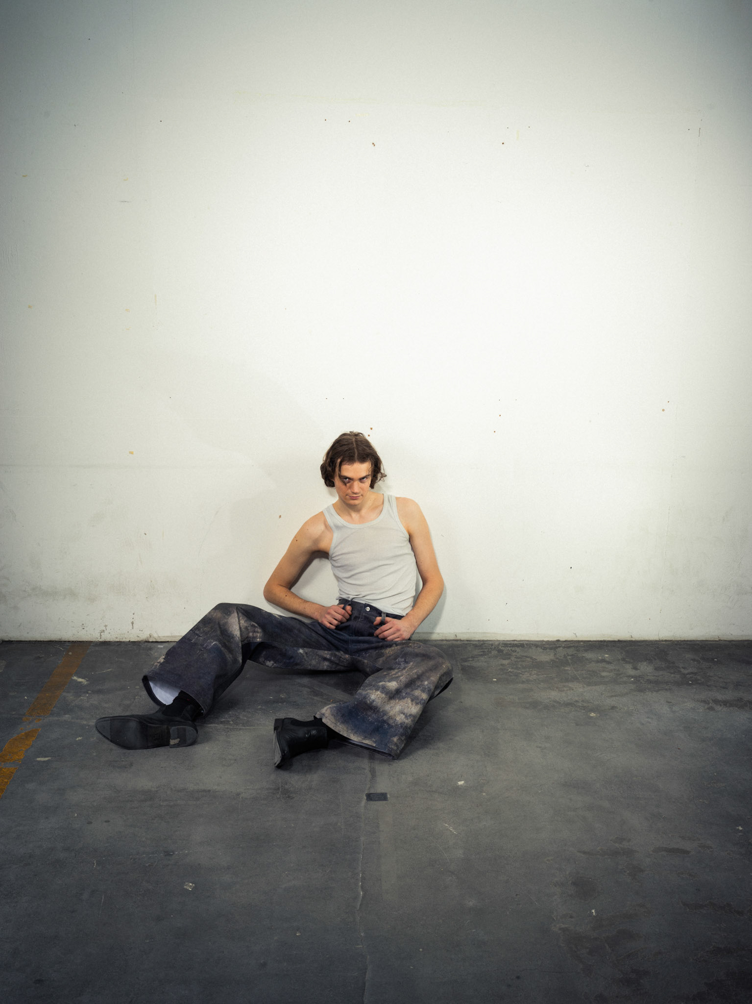 Printed Jeans: Bio Cotton, Indigo Custom Print