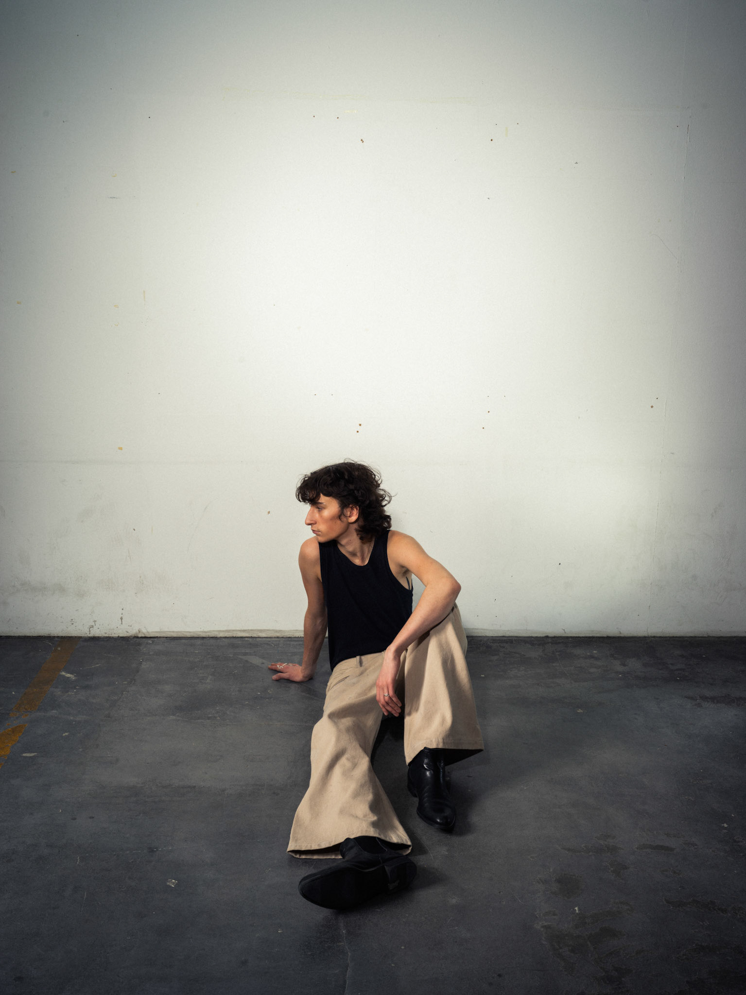 Flarred Zipper Jeans, 100% Sustainable Hemp, Beige/Sand