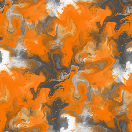 Orange and Grey Pour