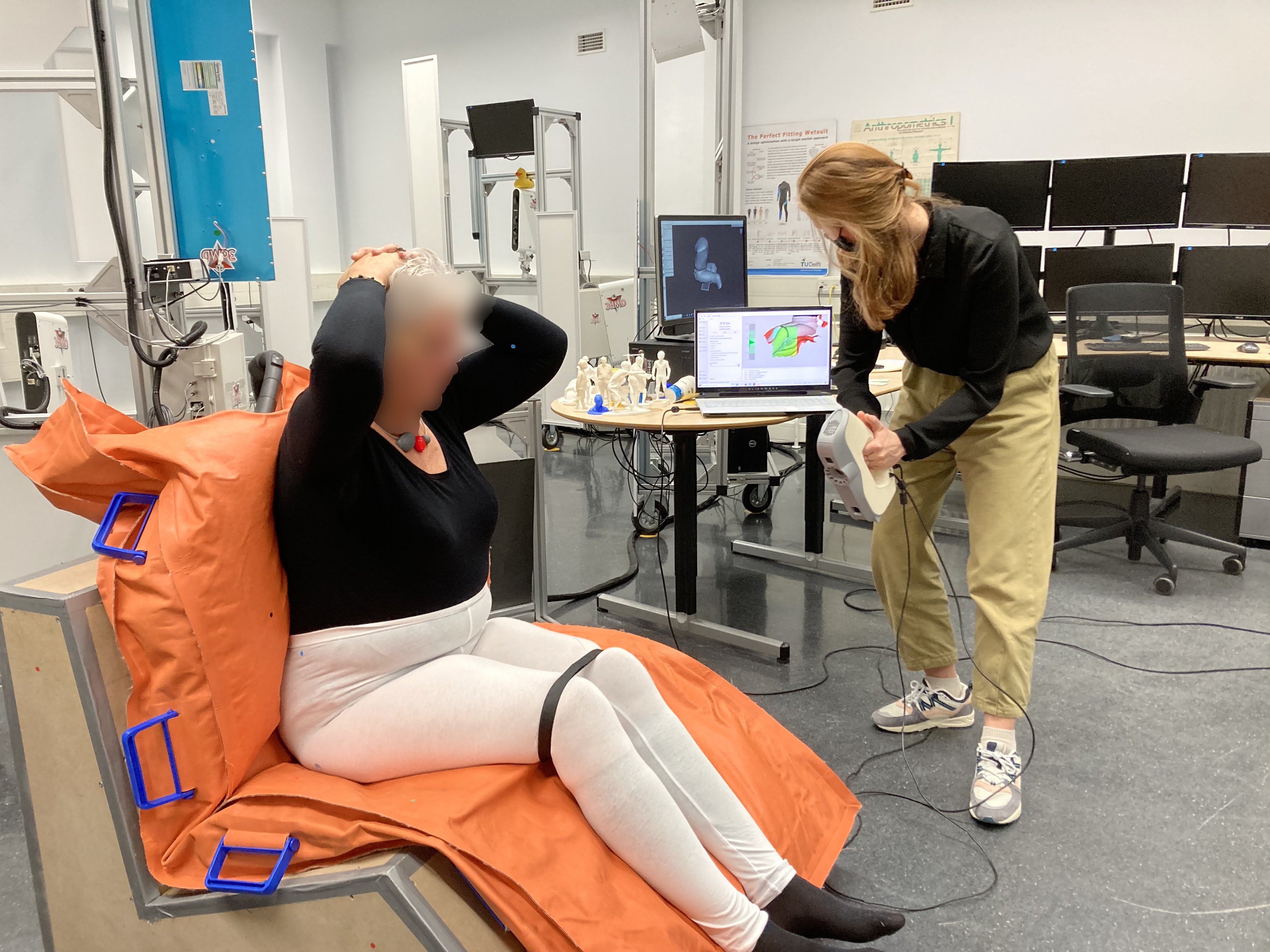 First 3D-scan of person