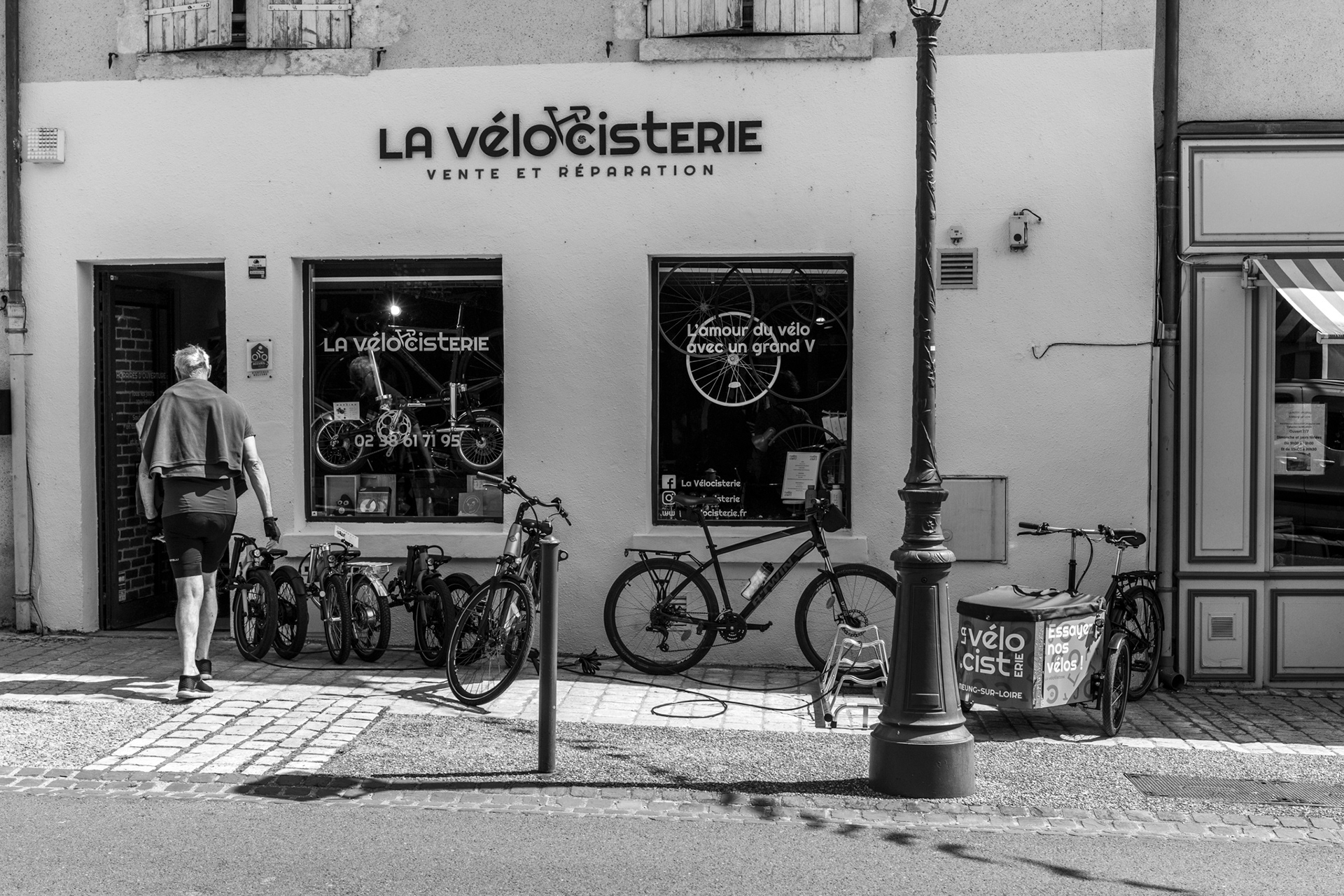A bicyclette