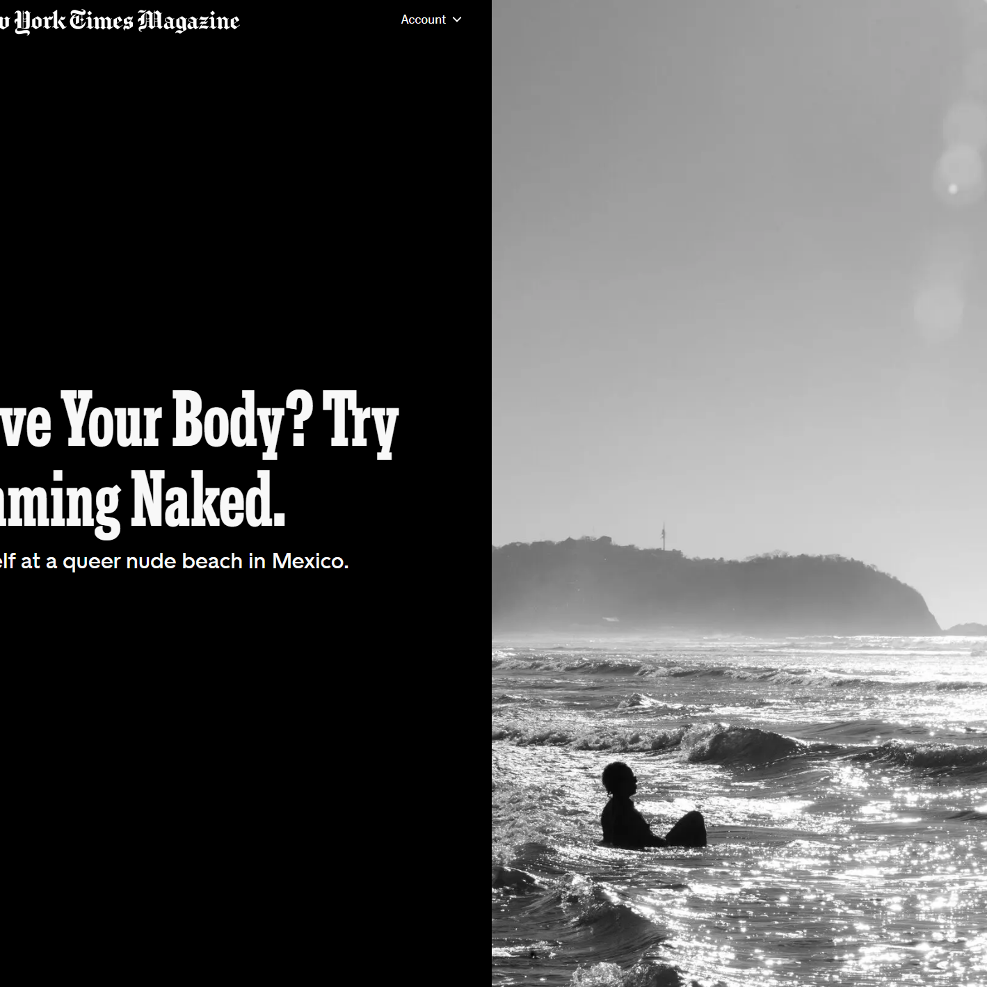Dumebi Malaika Menakaya The New York Times Magazine Zipolite Article