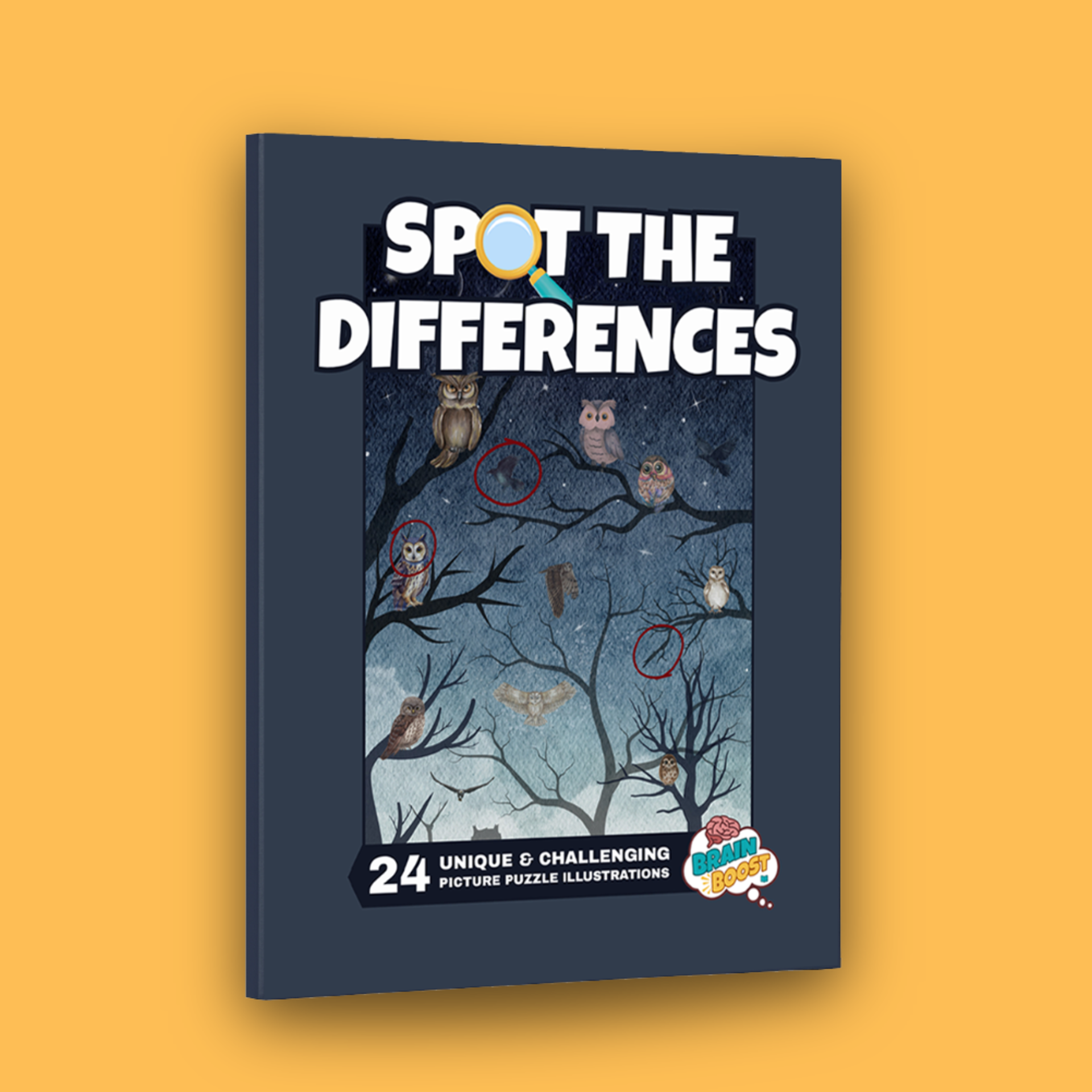 Spot The Differences Book for Adults - Brain Boost Books