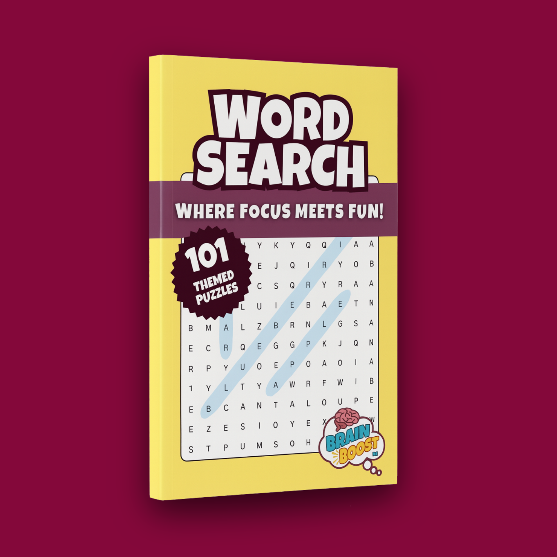 101 Word Search Puzzles - Brain Boost Books