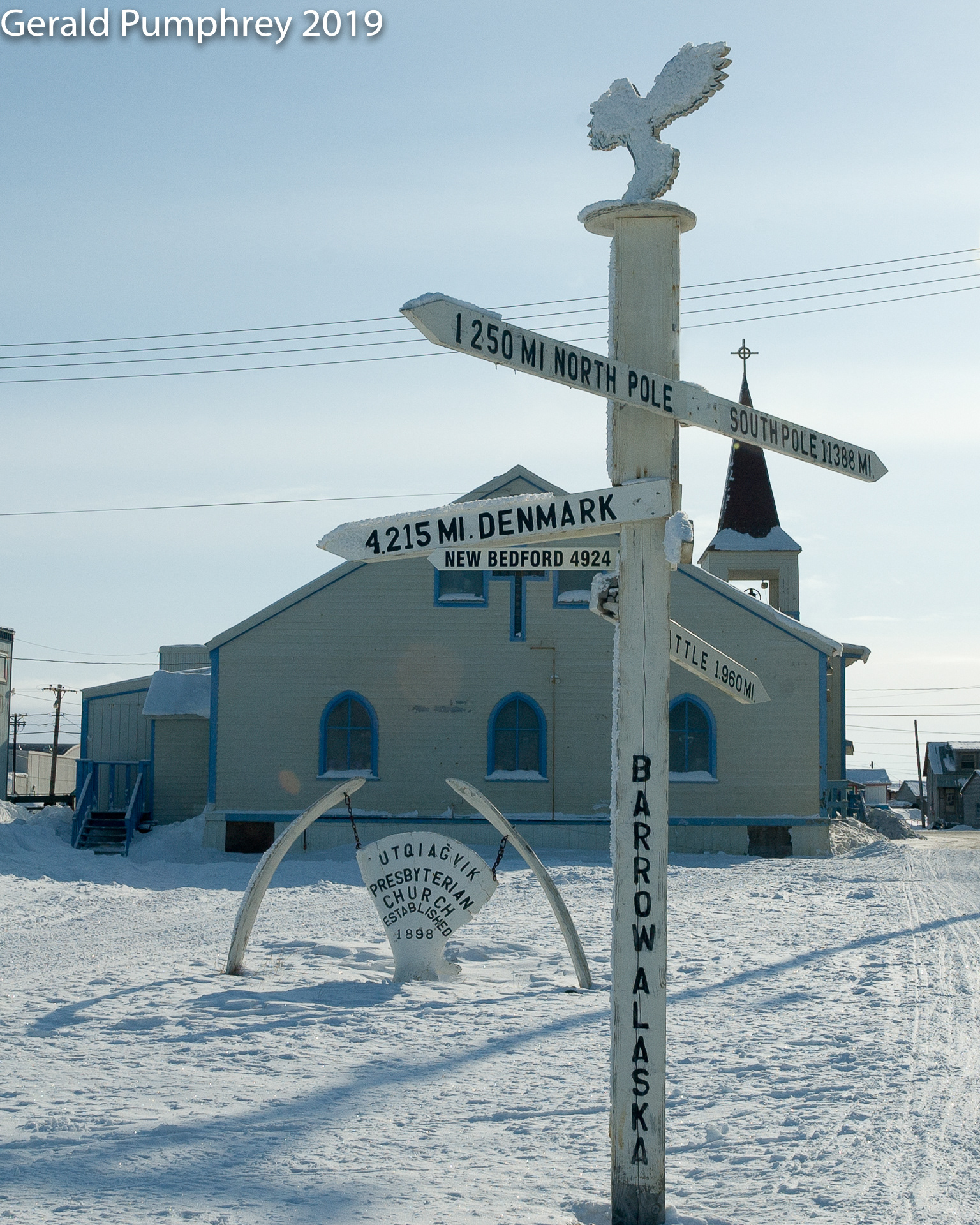 Sign Post, Barrow, Alaska