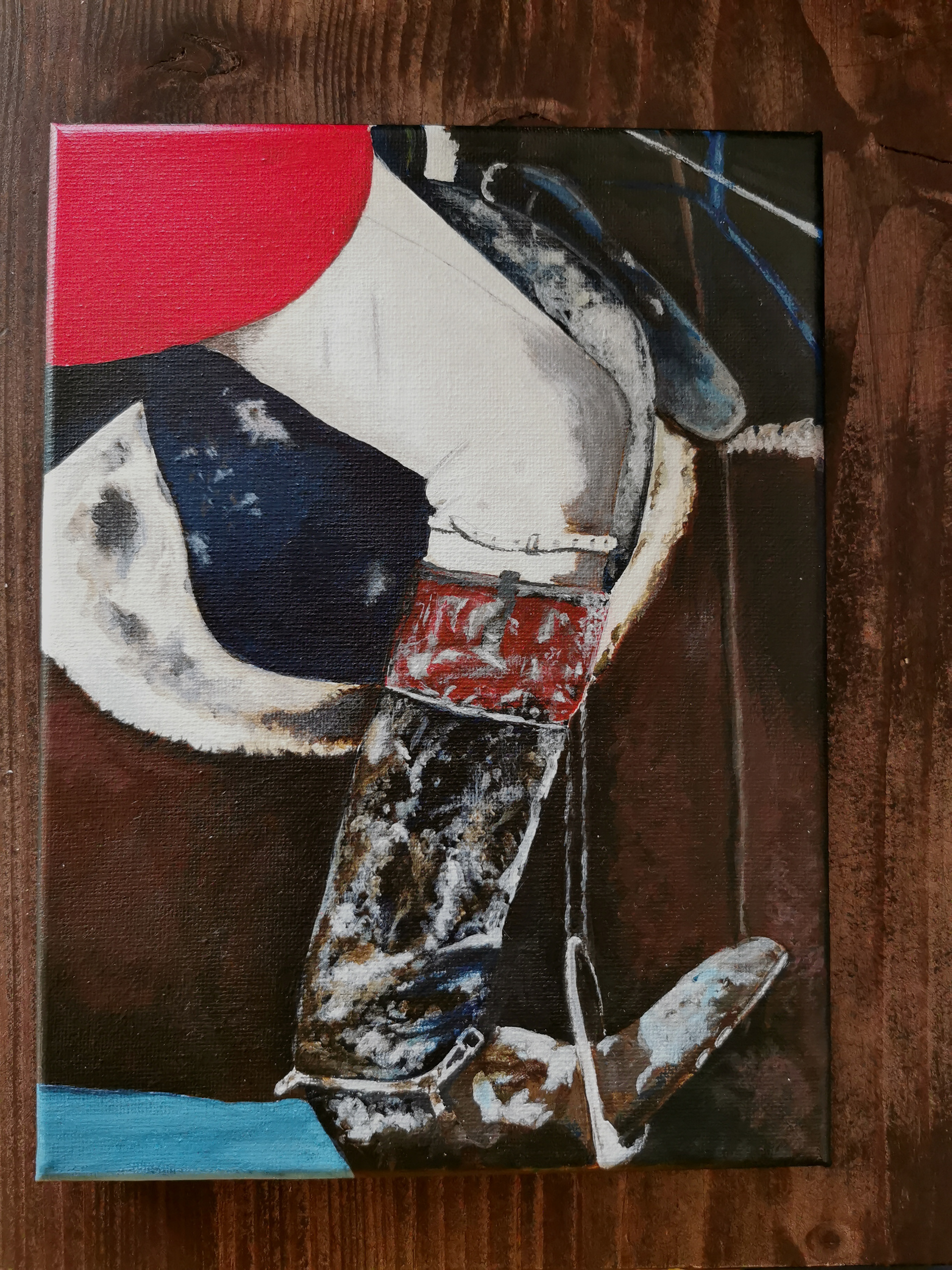Evidence of a Good Time 18x24cm acrylic on canvas 750kr