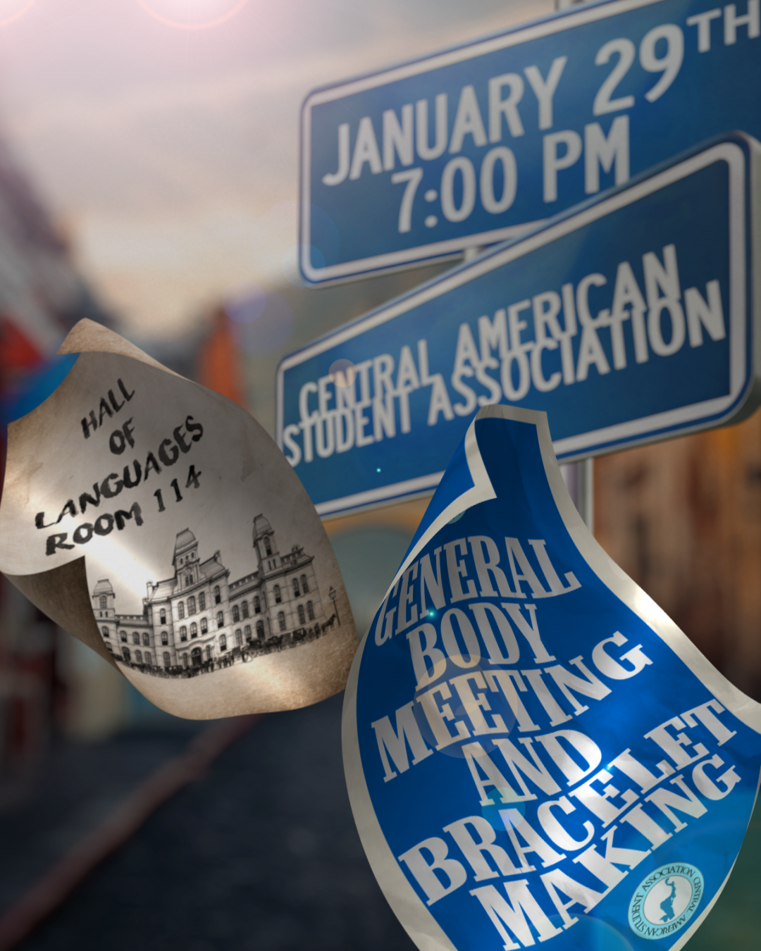 General Body Meeting Flyer