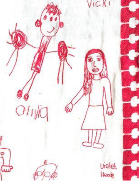 School tea towel 1992
