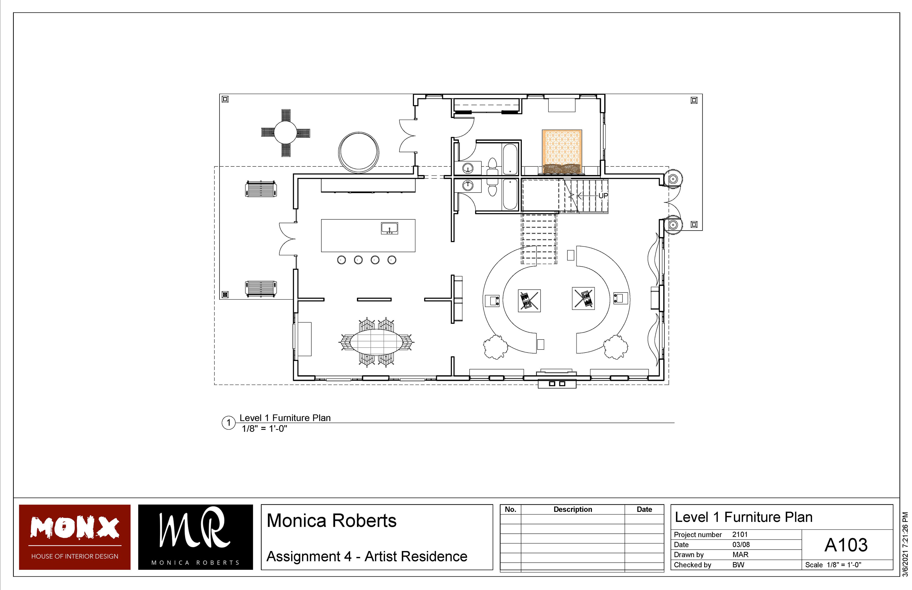 Furniture Plan Floor 1