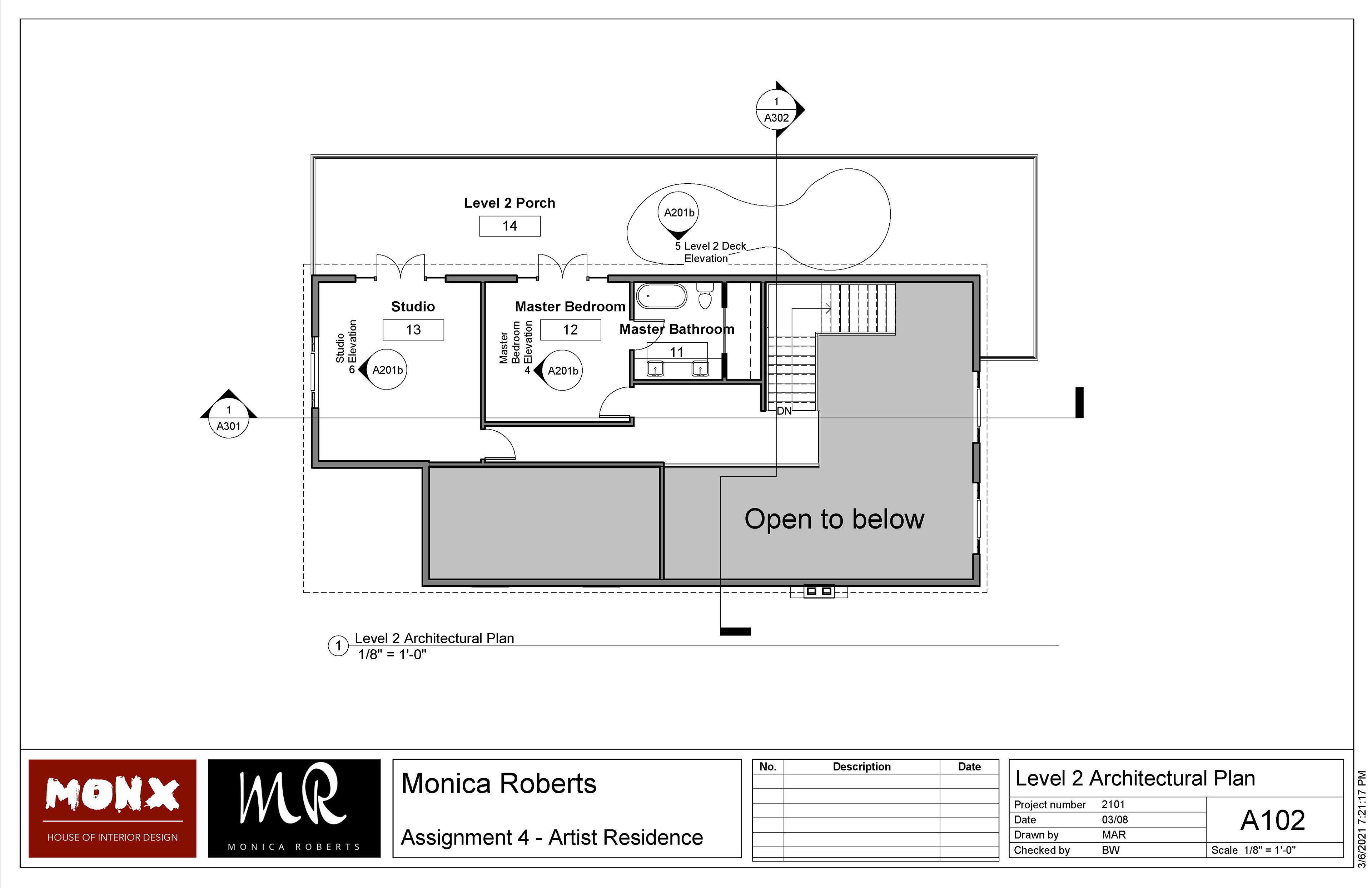 Architectural Plan Floor 2