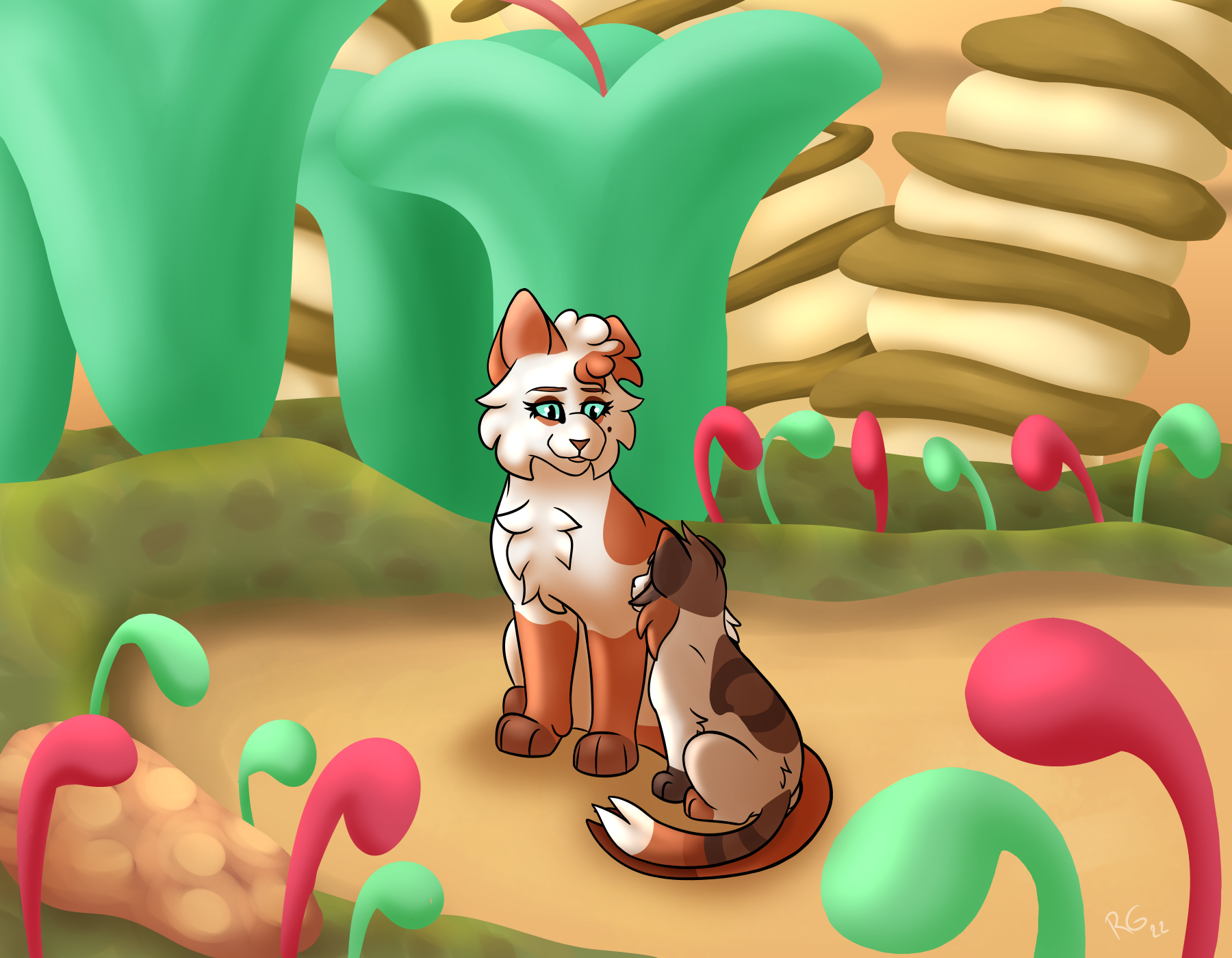 "Lessons with Aunt Feyn". ArtFight Competition. Photoshop