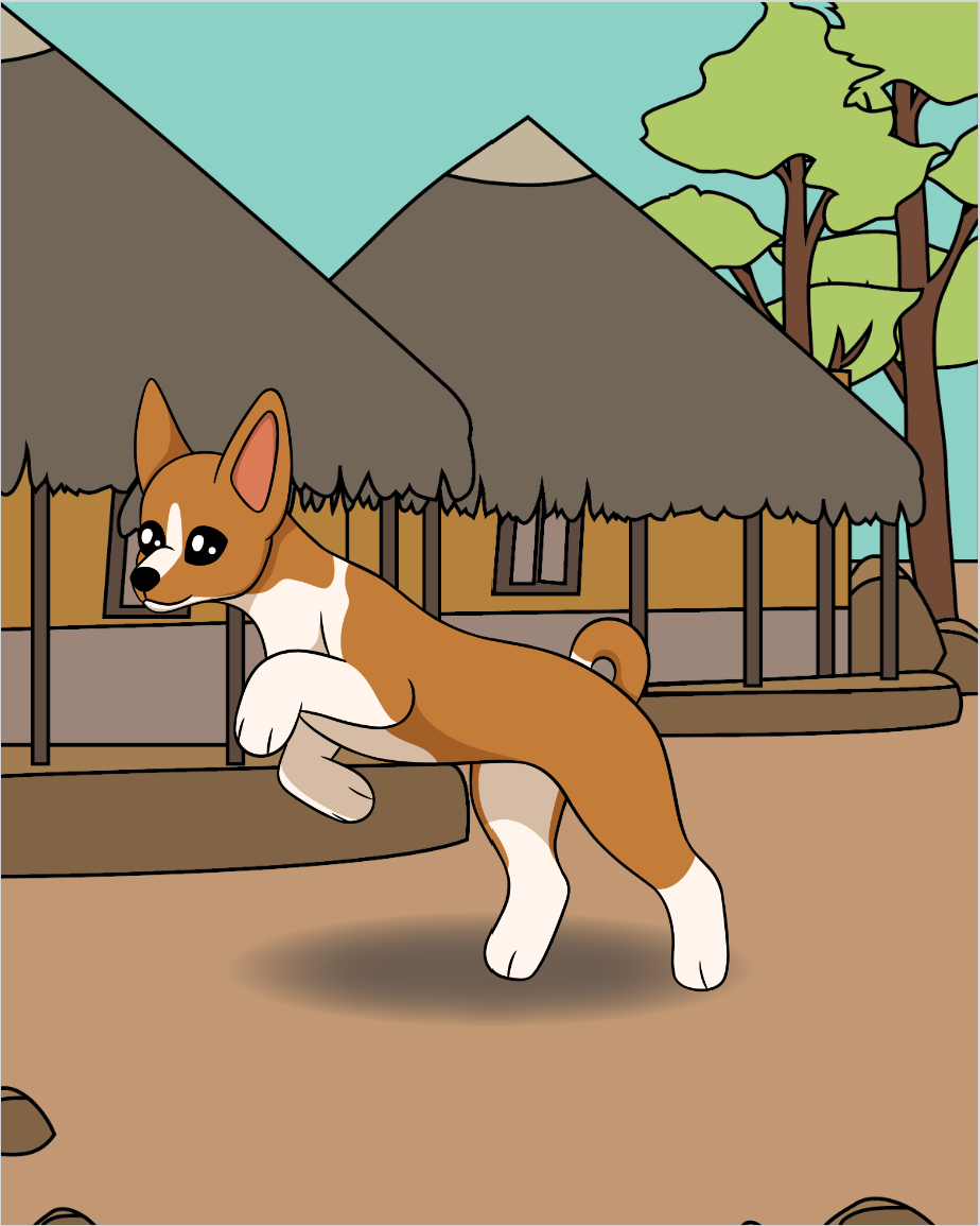 Basenji. Responsible for character asset