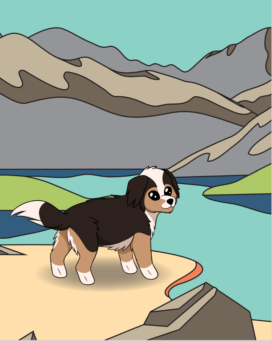 Patagonian Sheepdog. Responsible for character asset