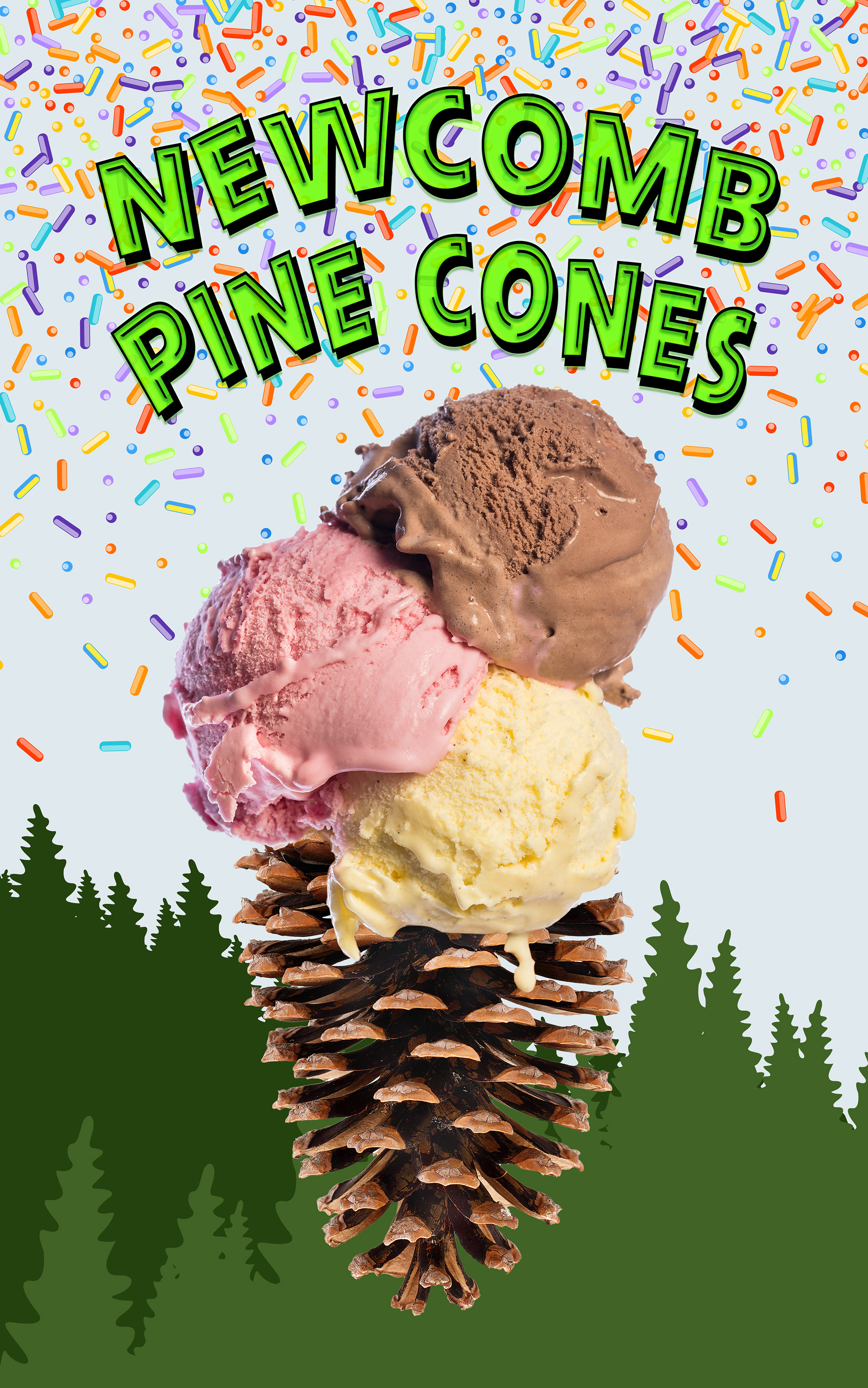 Newcomb Pine Cones Ice Cream