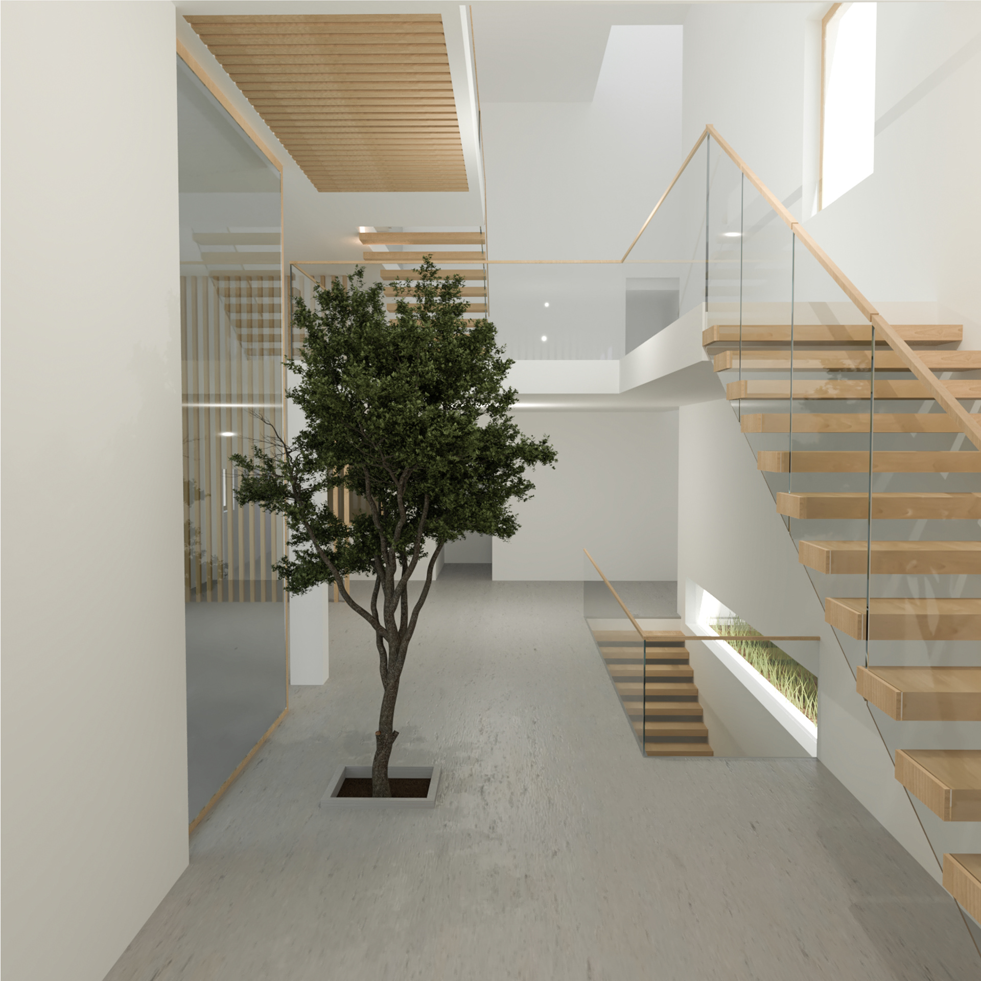Interior Render - Entry Way