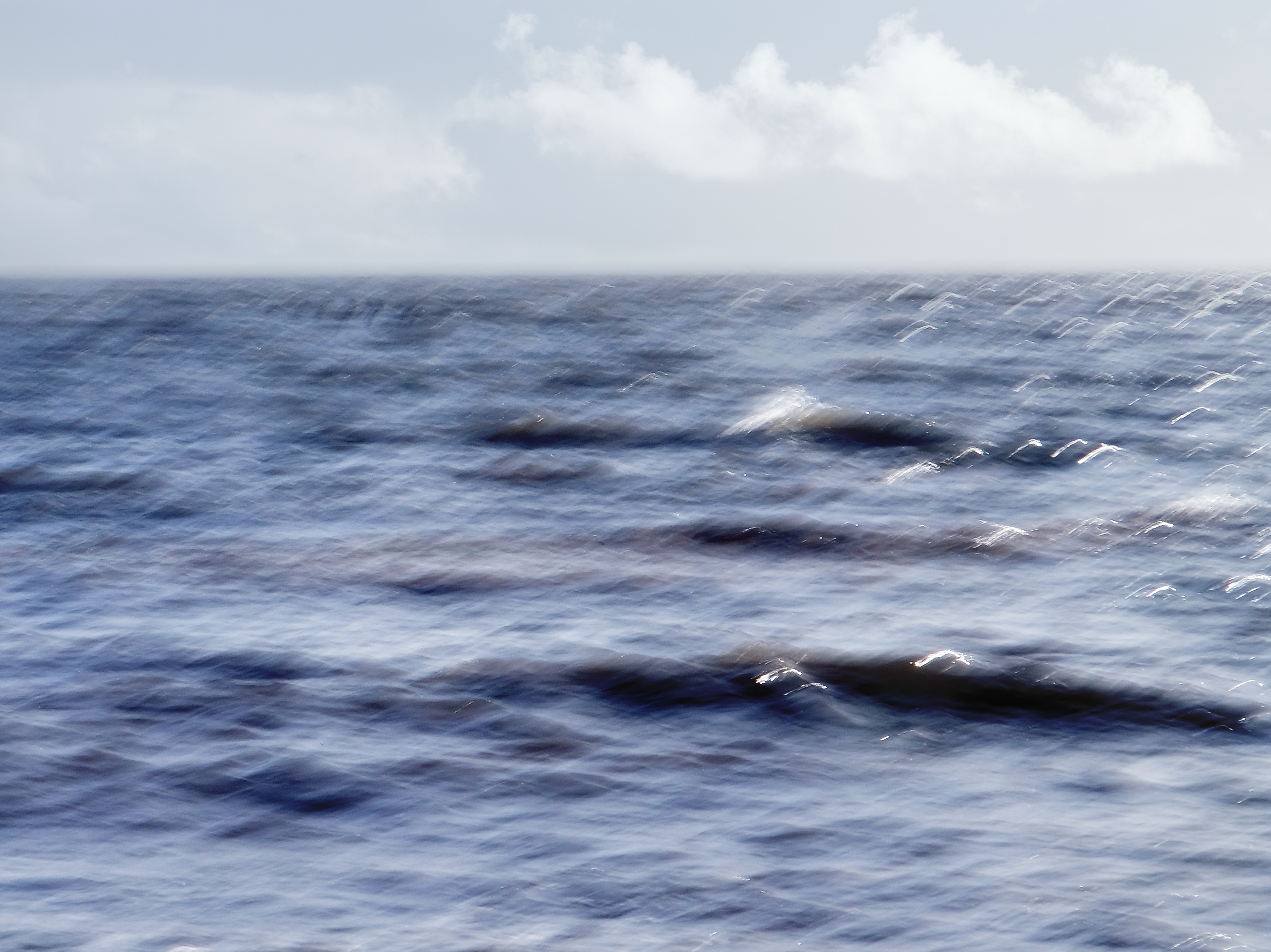 sun on the sea