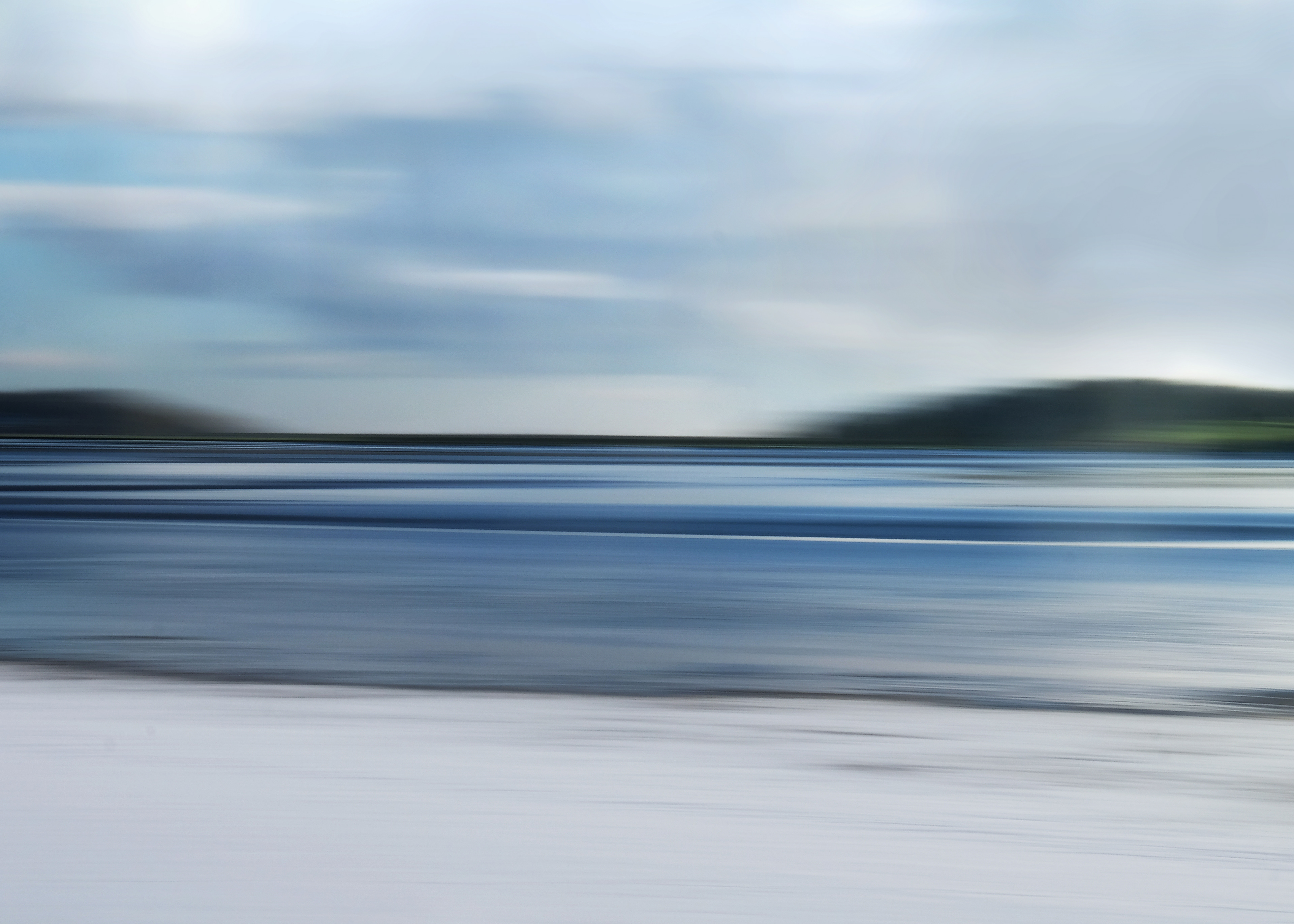 morecambe bay and snow