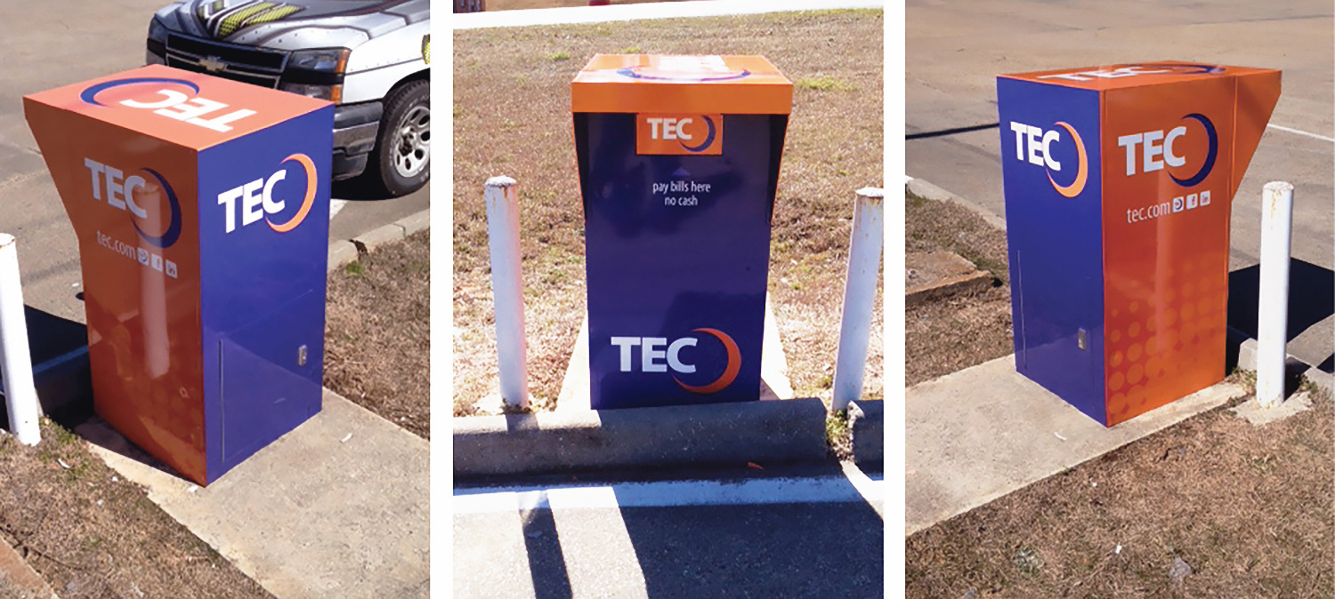 TEC Bill Pay Drop Box Wrap