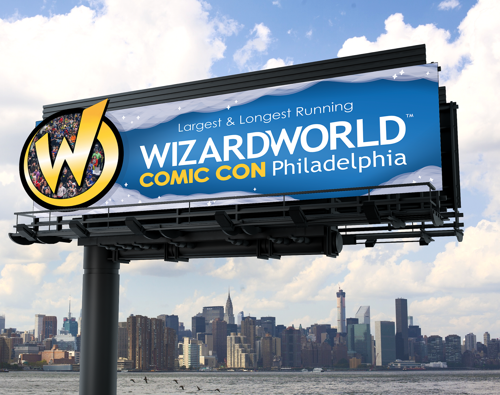 Personal: Wizard World Comic Con Philly Billboard Mockup