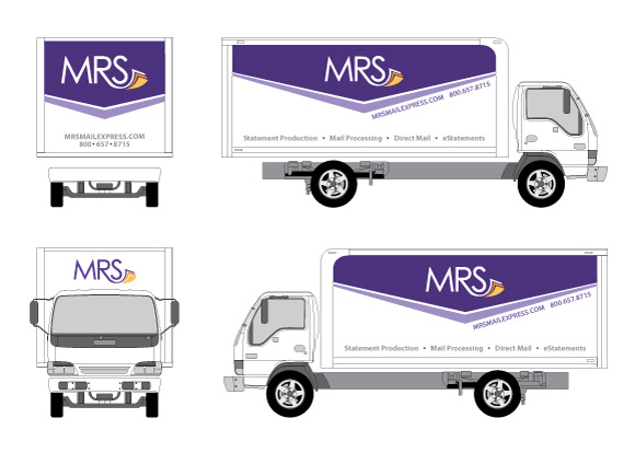 TEC Branch: Mail Routing Services (MRS) Cargo Truck Wrap