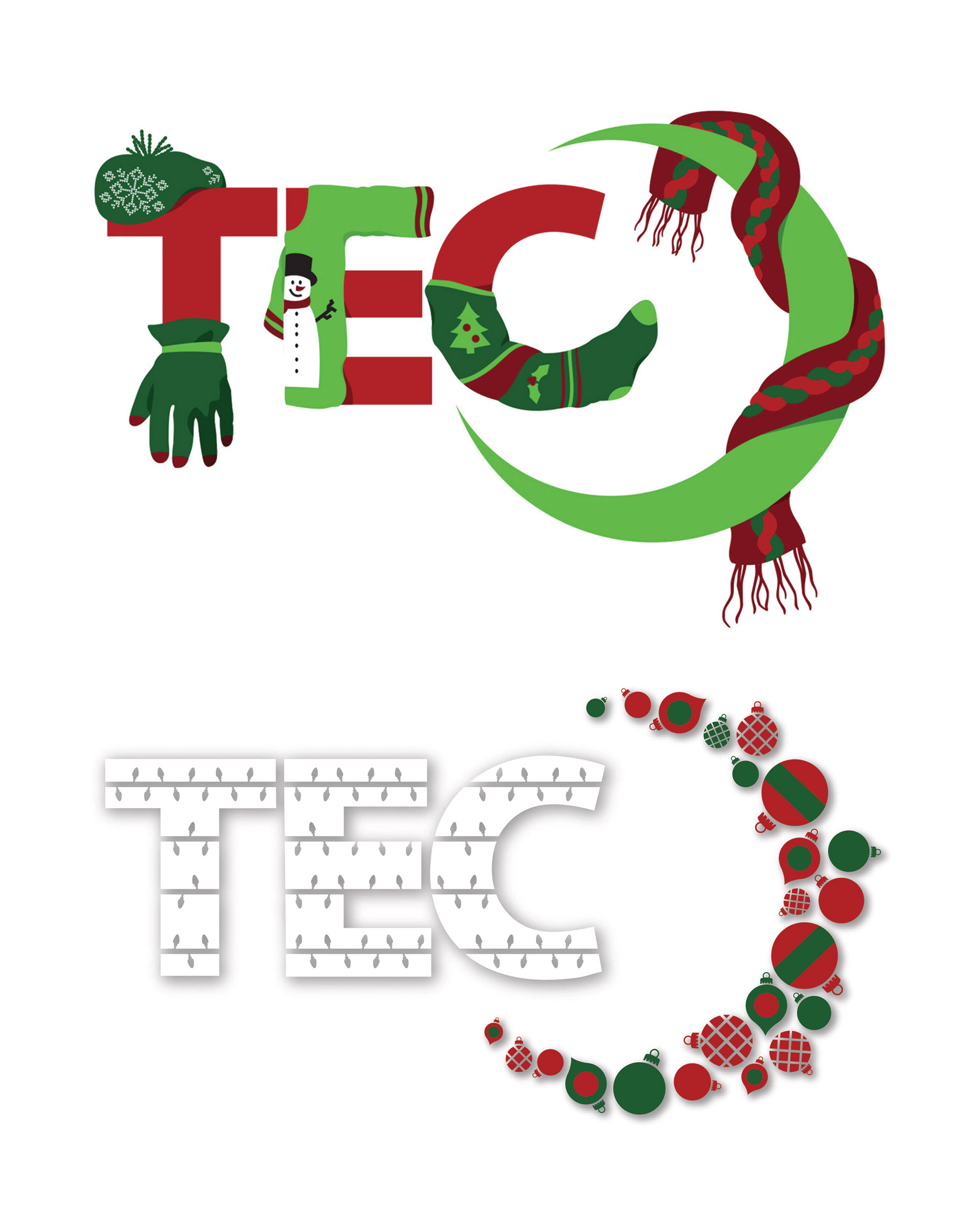 Specialty TEC Christmas Logos