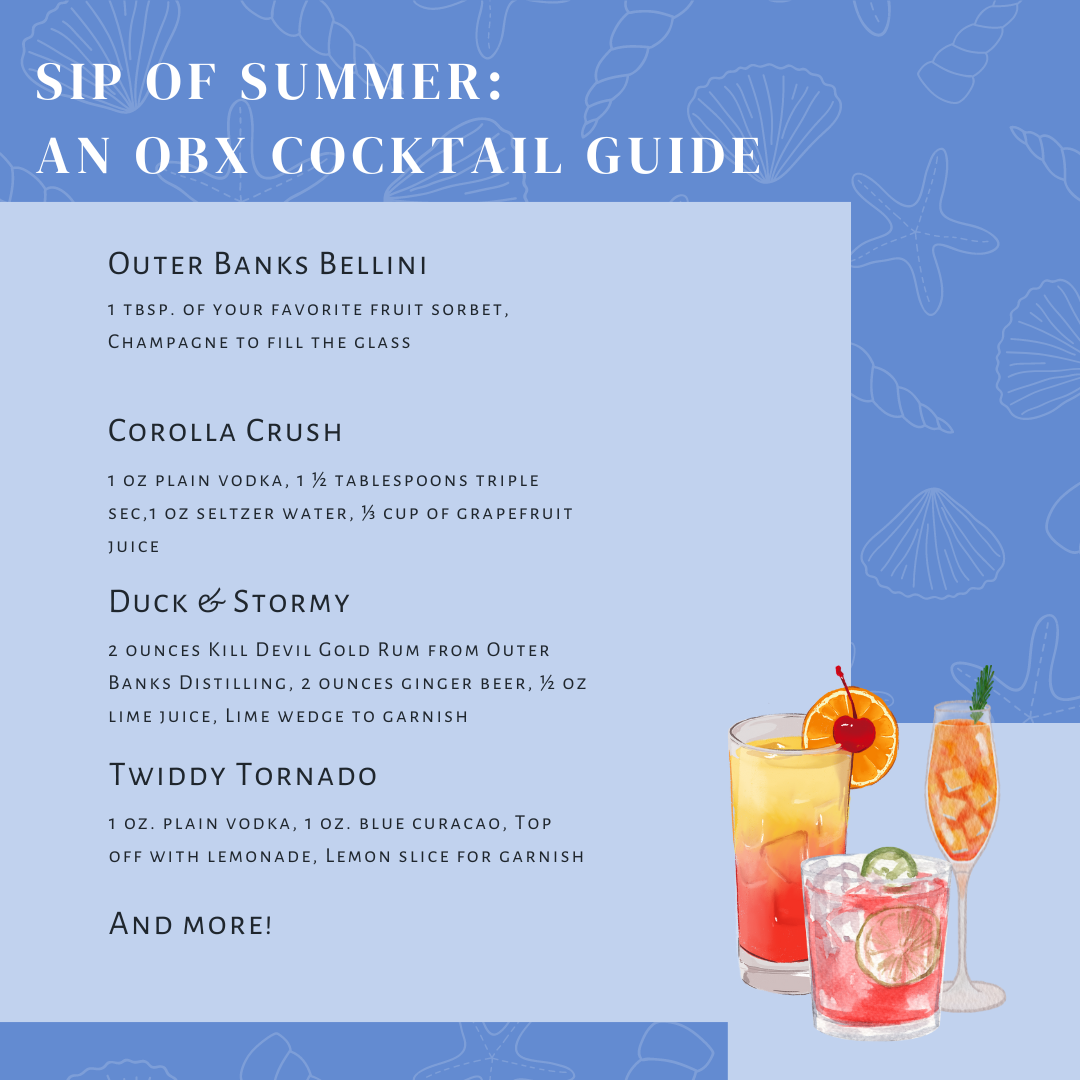 OBX Themed Cocktail Guide