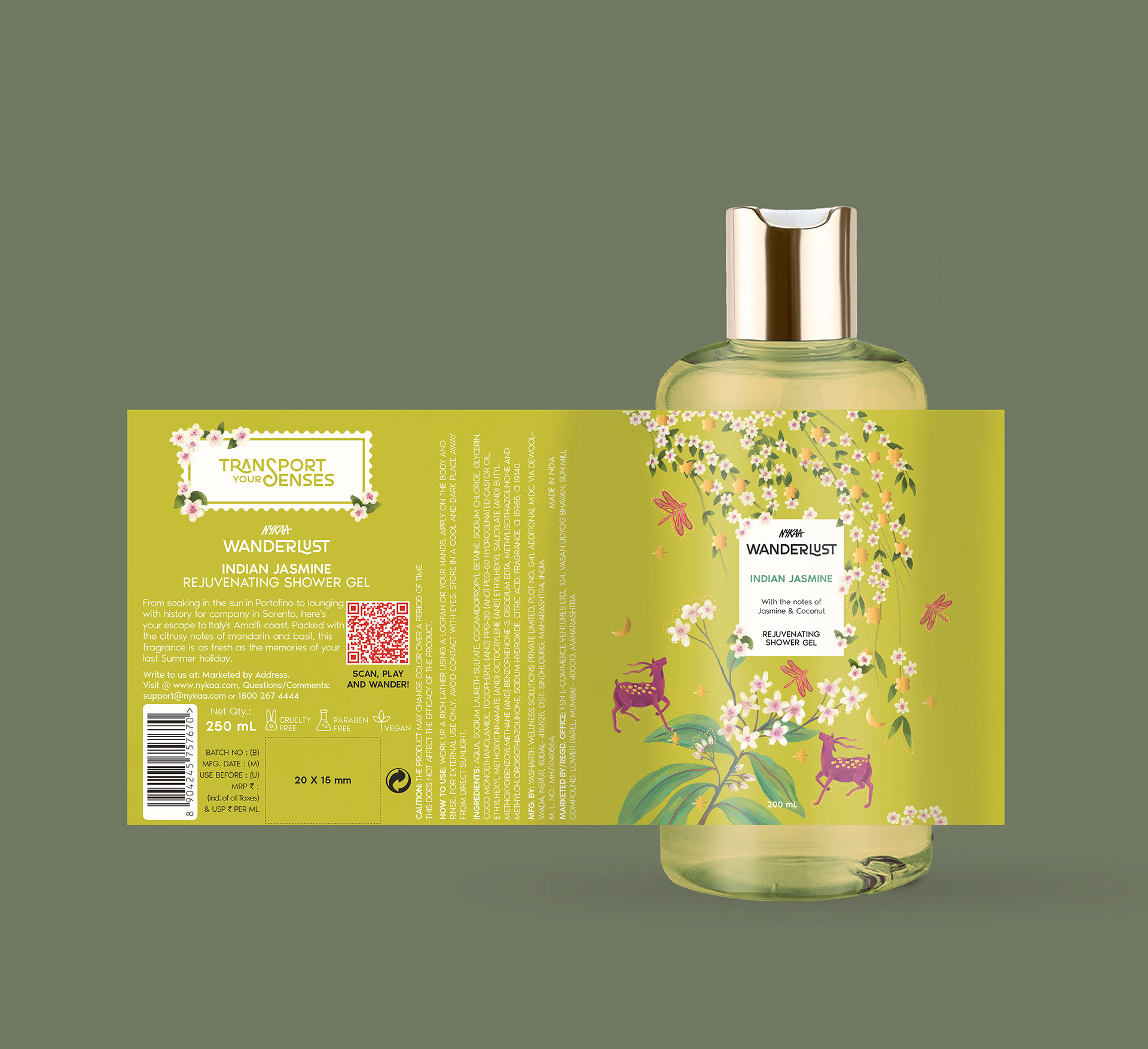 Packaging Illustration | Wanderlust by NYKAA Beauty