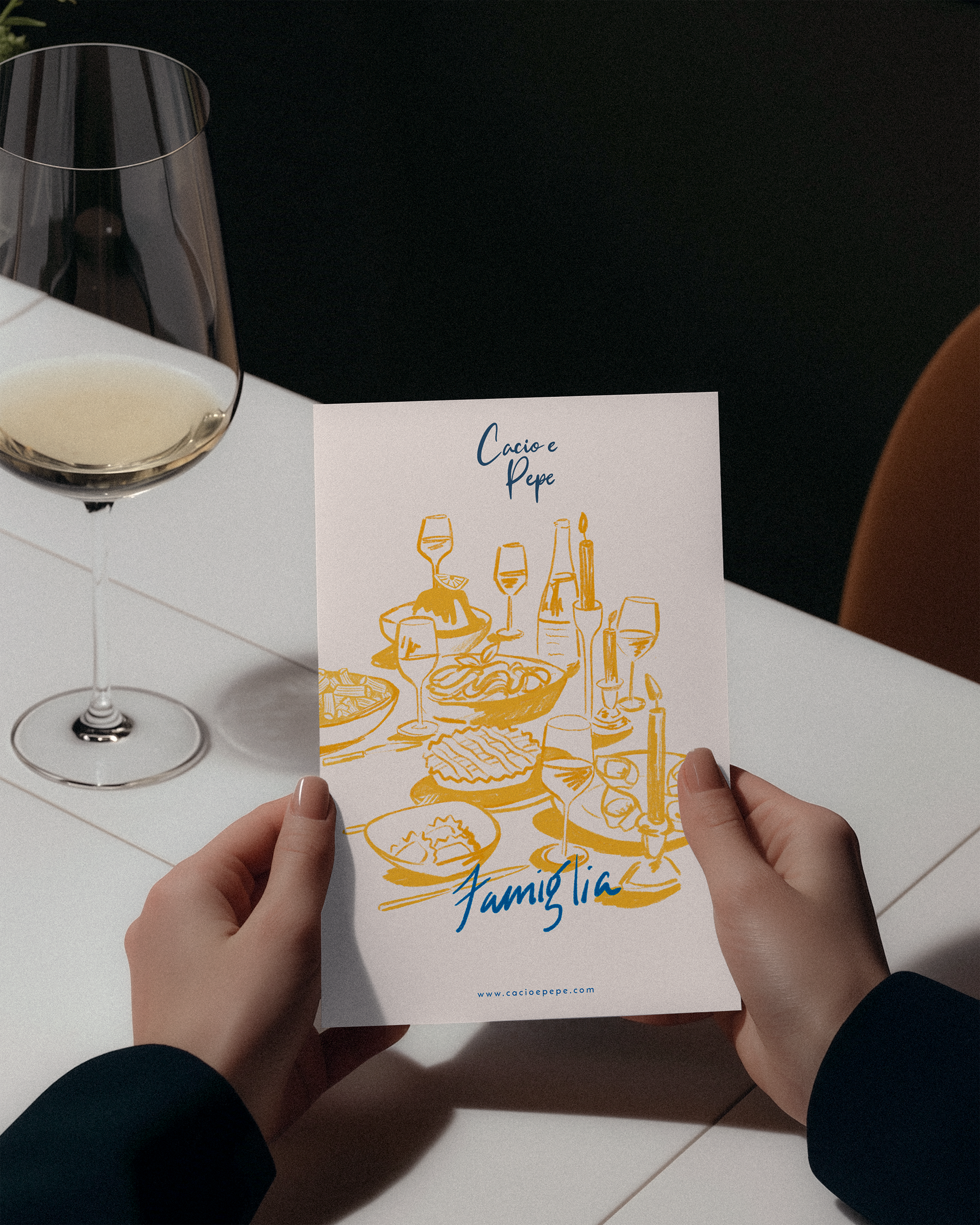 Menu Illustration | Cacio E Pepe Supper Club