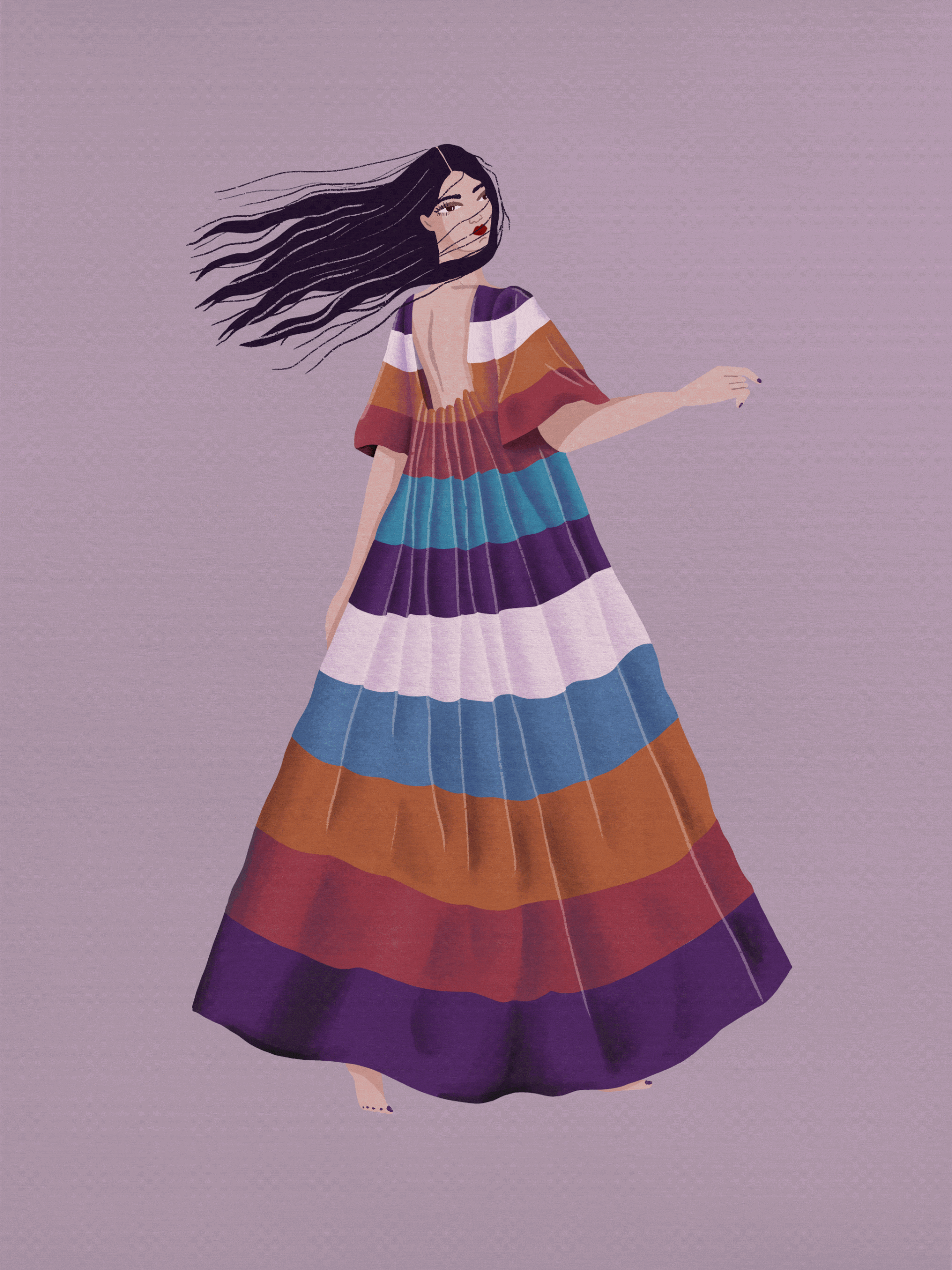 Animated Fashion Illustration