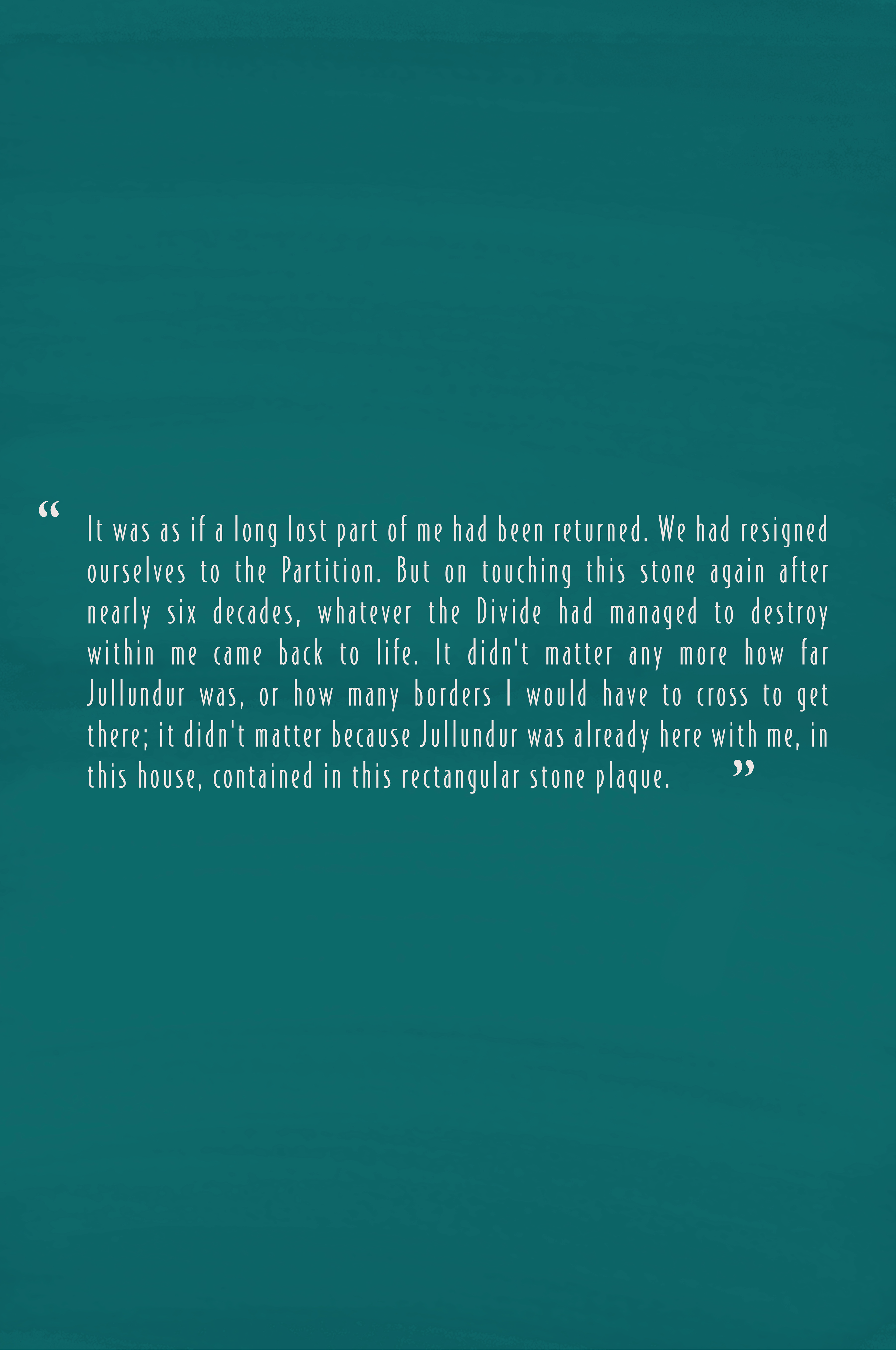 The Light of a House that Stands No More