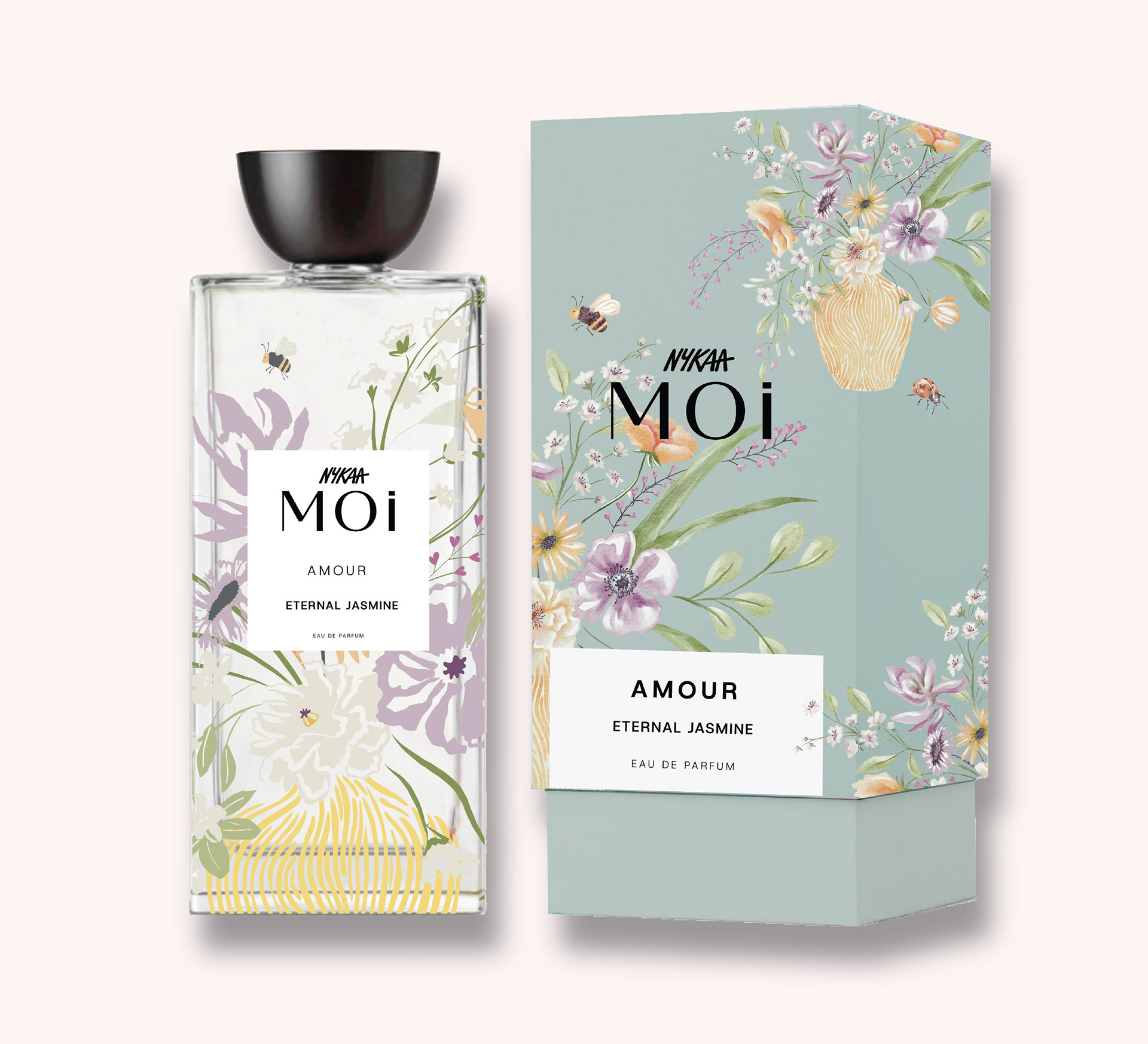 Illustration for Perfume Packaging